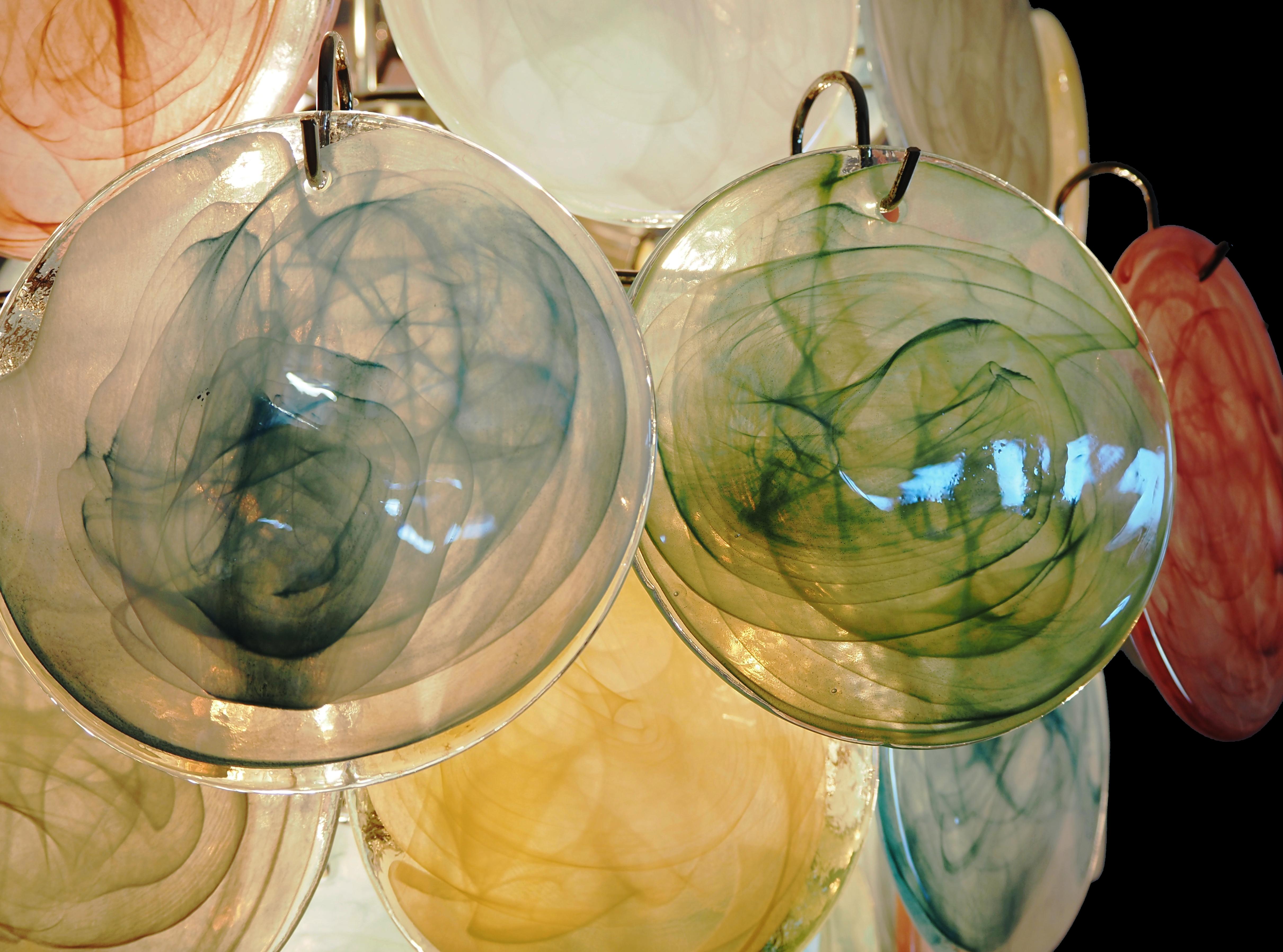 Mid-Century Italian Murano chandelier  For Sale 12