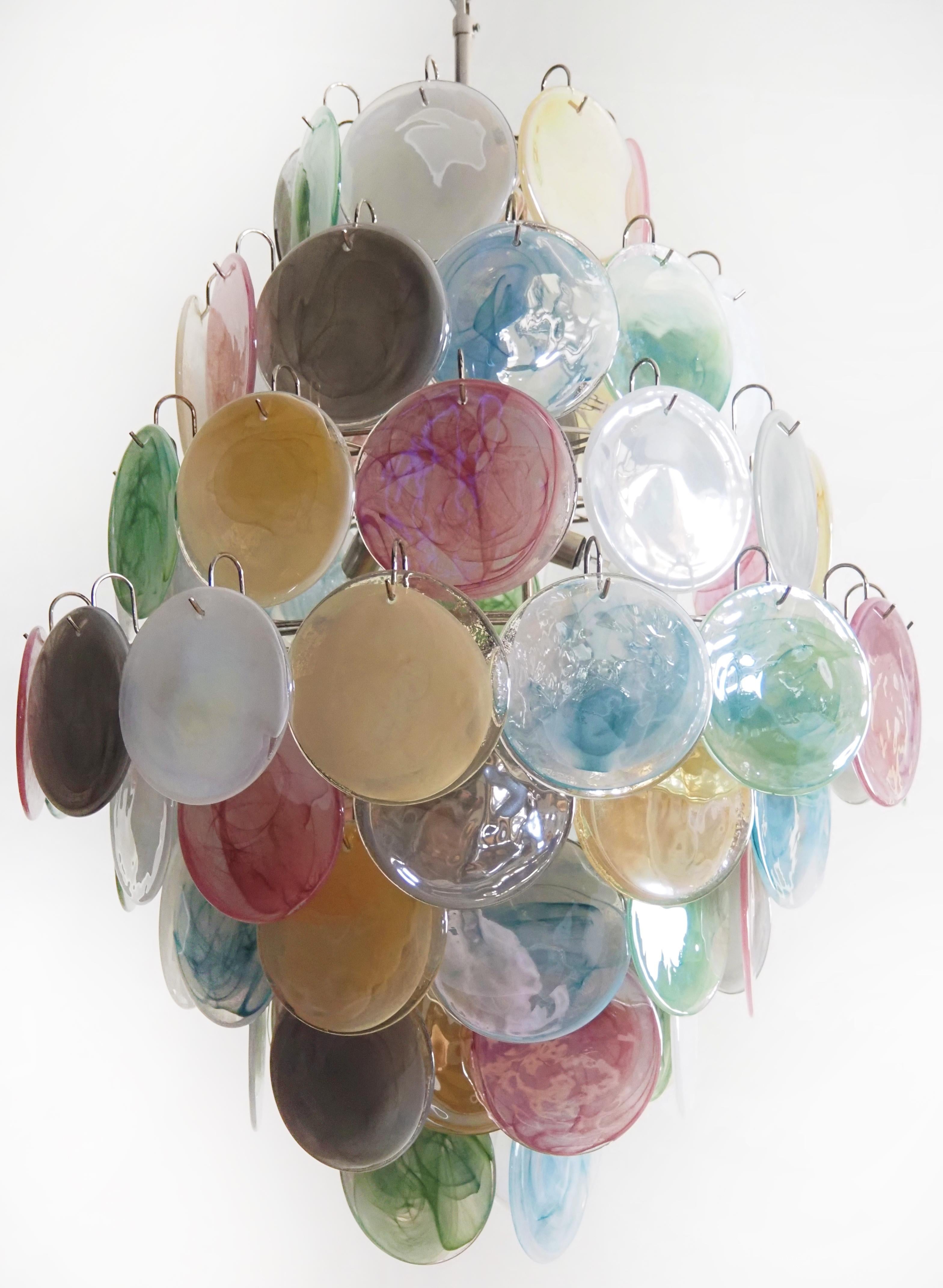 Mid-Century Italian Murano chandelier  For Sale 2