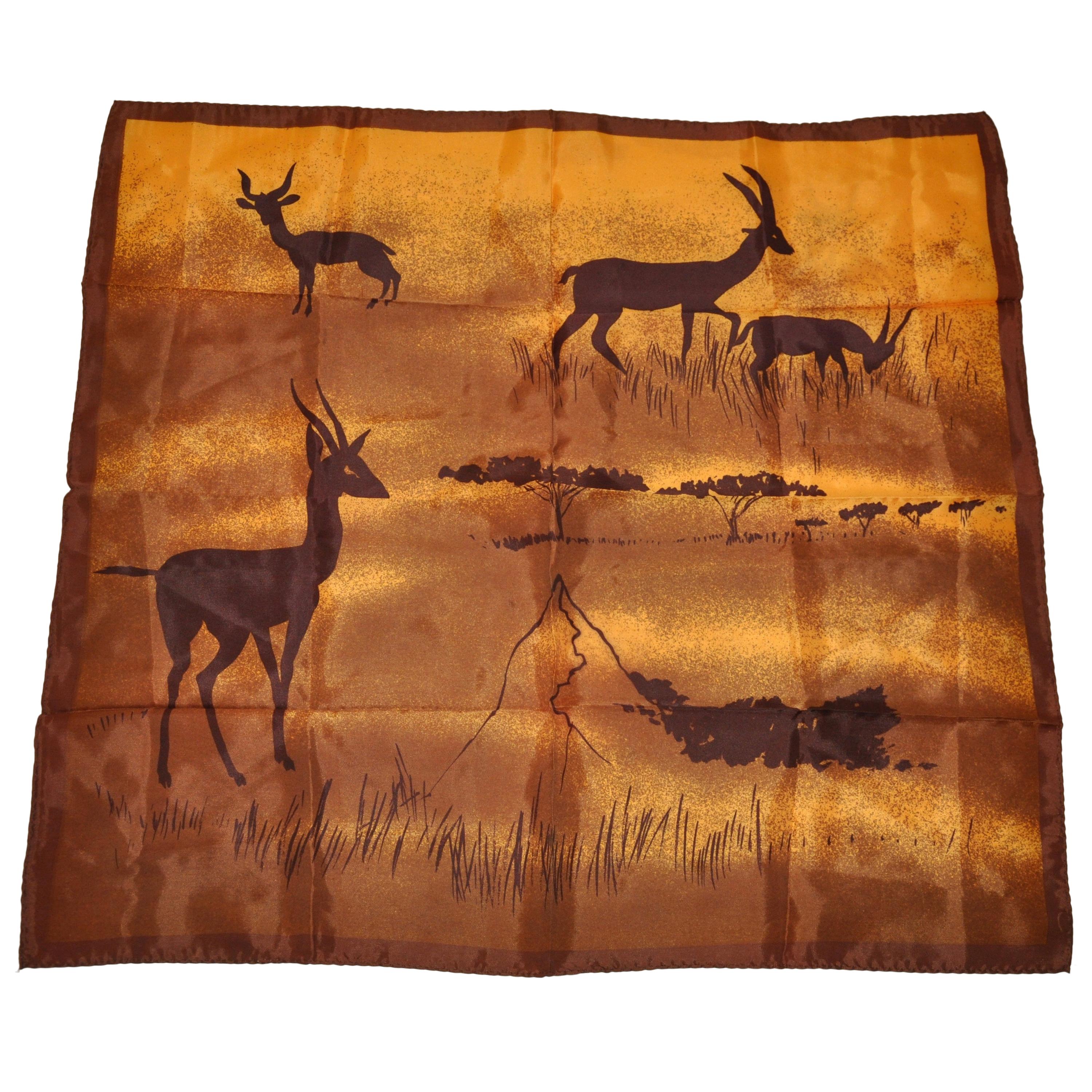 "Majestic Wildlife of Africa" Scarf