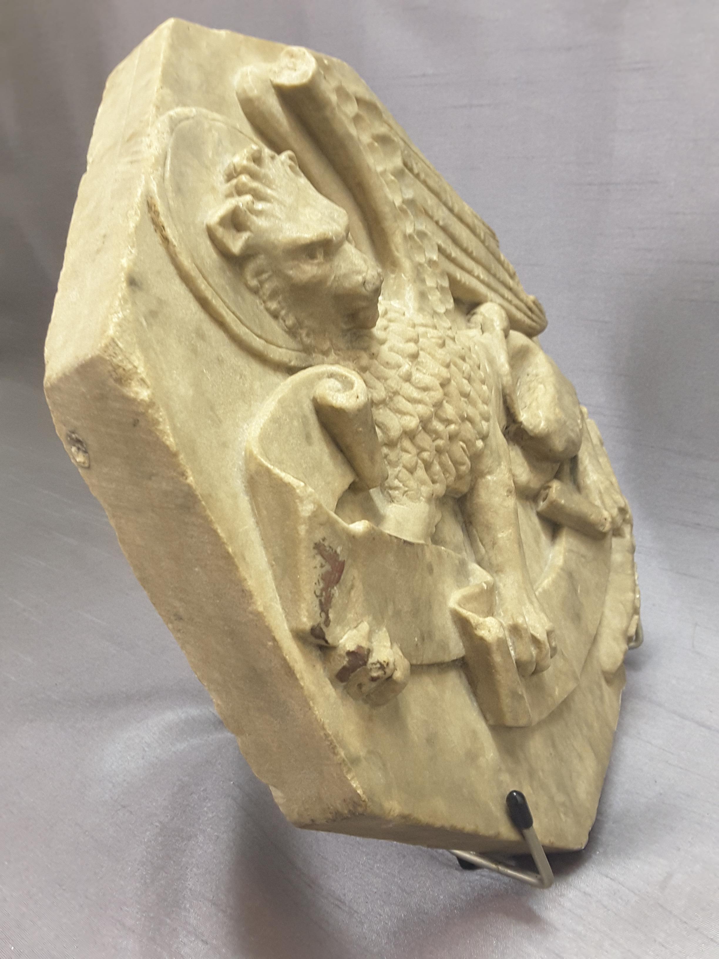 Majestic Winged Lion Building Fragment, Birmingham, Late 18th-Early 19th Century 5