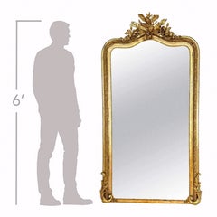 Antique Mirror francese di Louis Phillips con