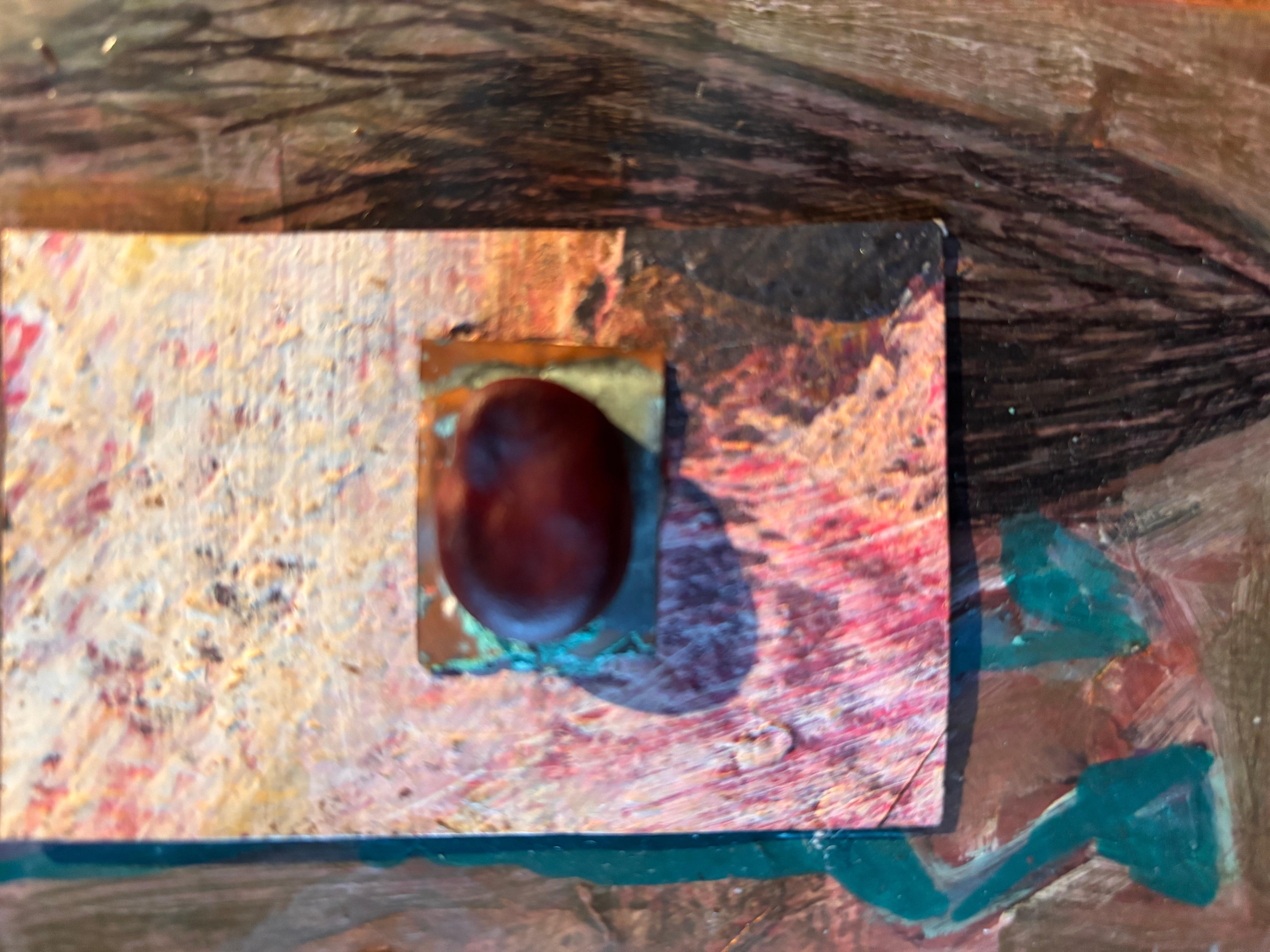 Artifacts of Various Realities -Tray 2 Found objects on wood - Other Art Style Mixed Media Art by Majio