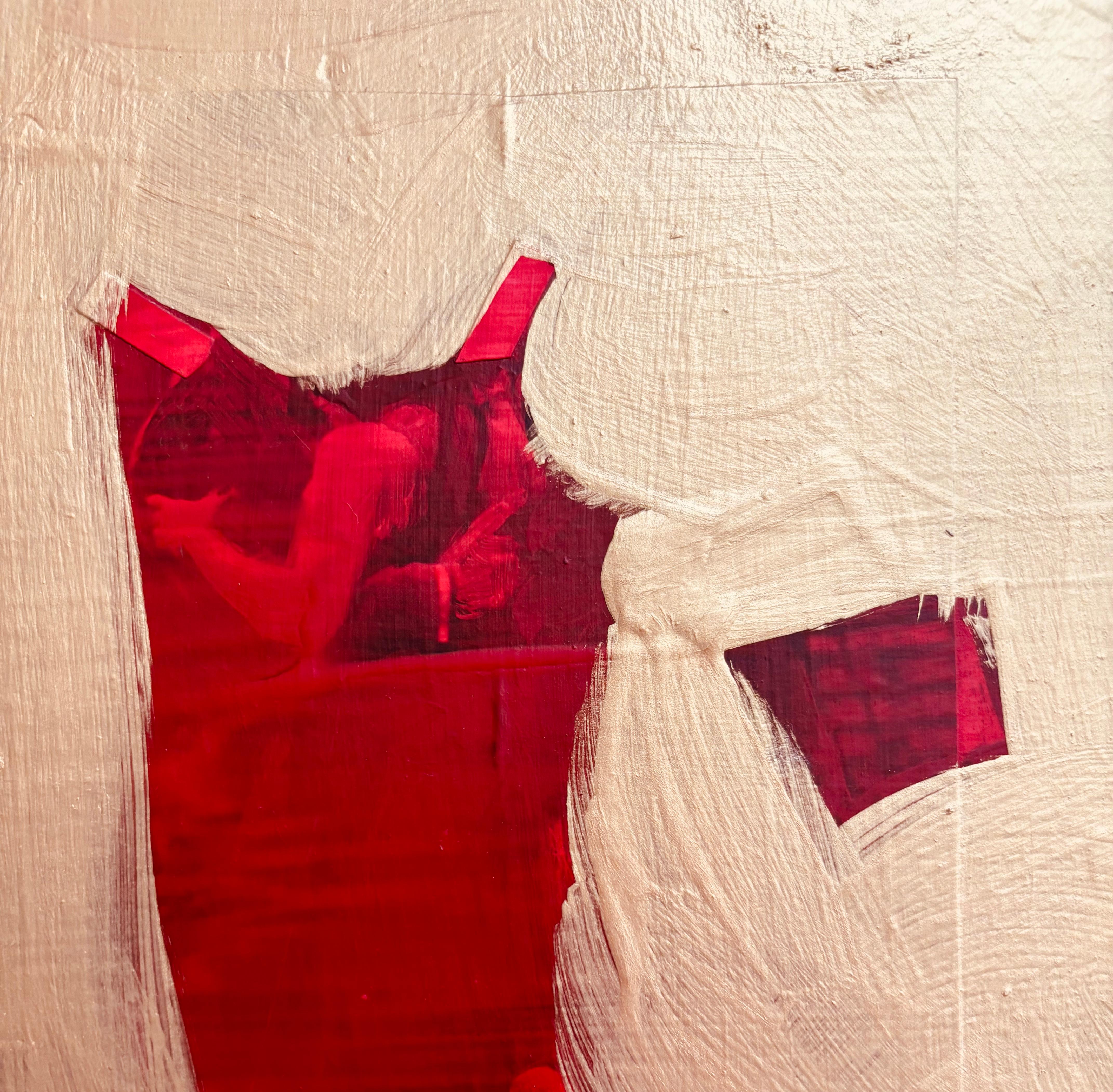 Wood I: Tango Papier Puppenserie: Diptychon Tango & Dolly-Dragonfly und Nummernschild Serie: Diptychon im Angebot 1