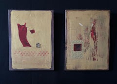 Wood I: Serie Tango Paper Doll: Dittico Tango & Dolly - Libellula e etichetta numerica