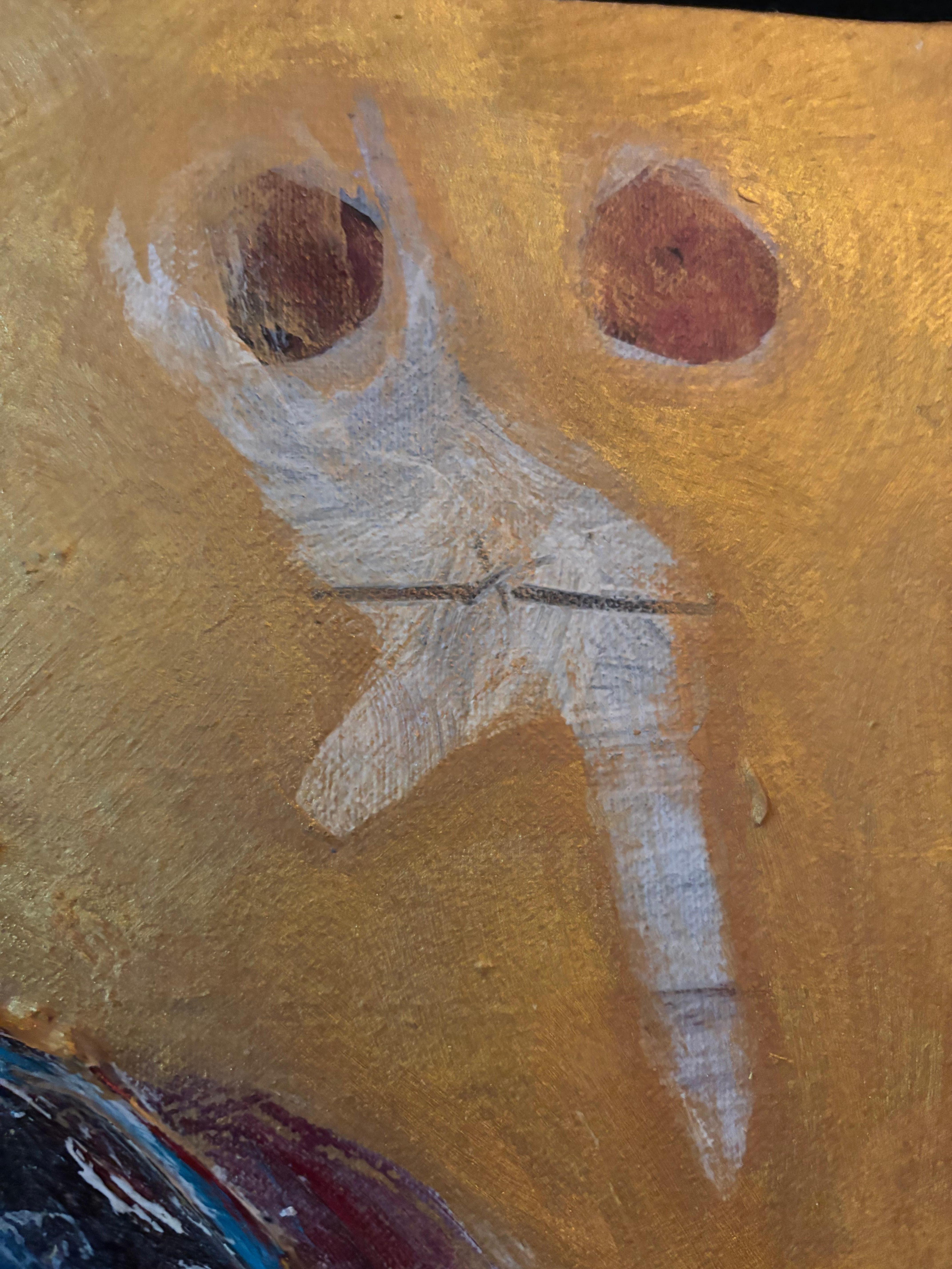 13.	Tiere I: Pferd auf Gold (Sonstige Kunststile), Painting, von Majio