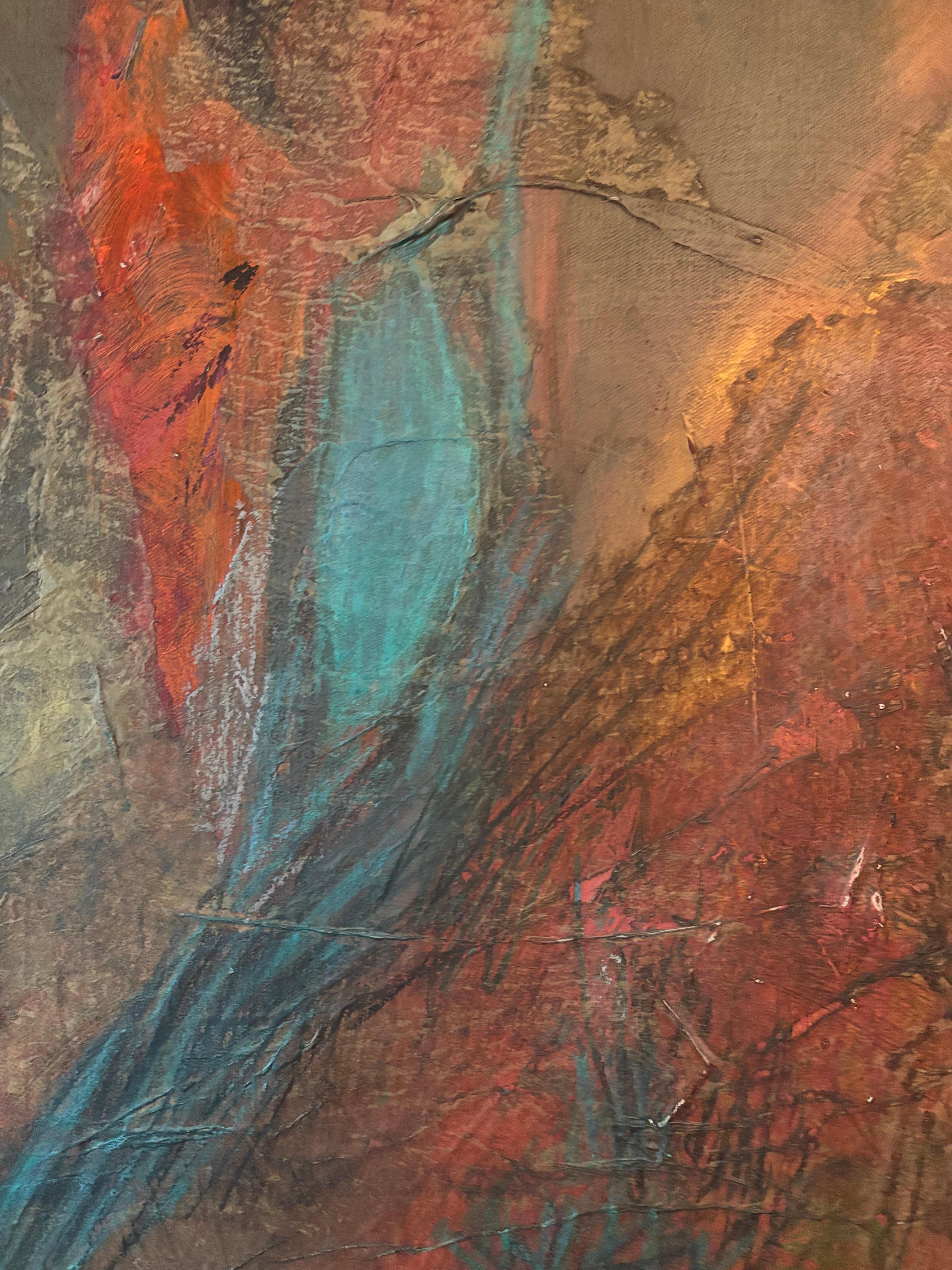 Amuleto Abstract II - Painting Astratto di Majio