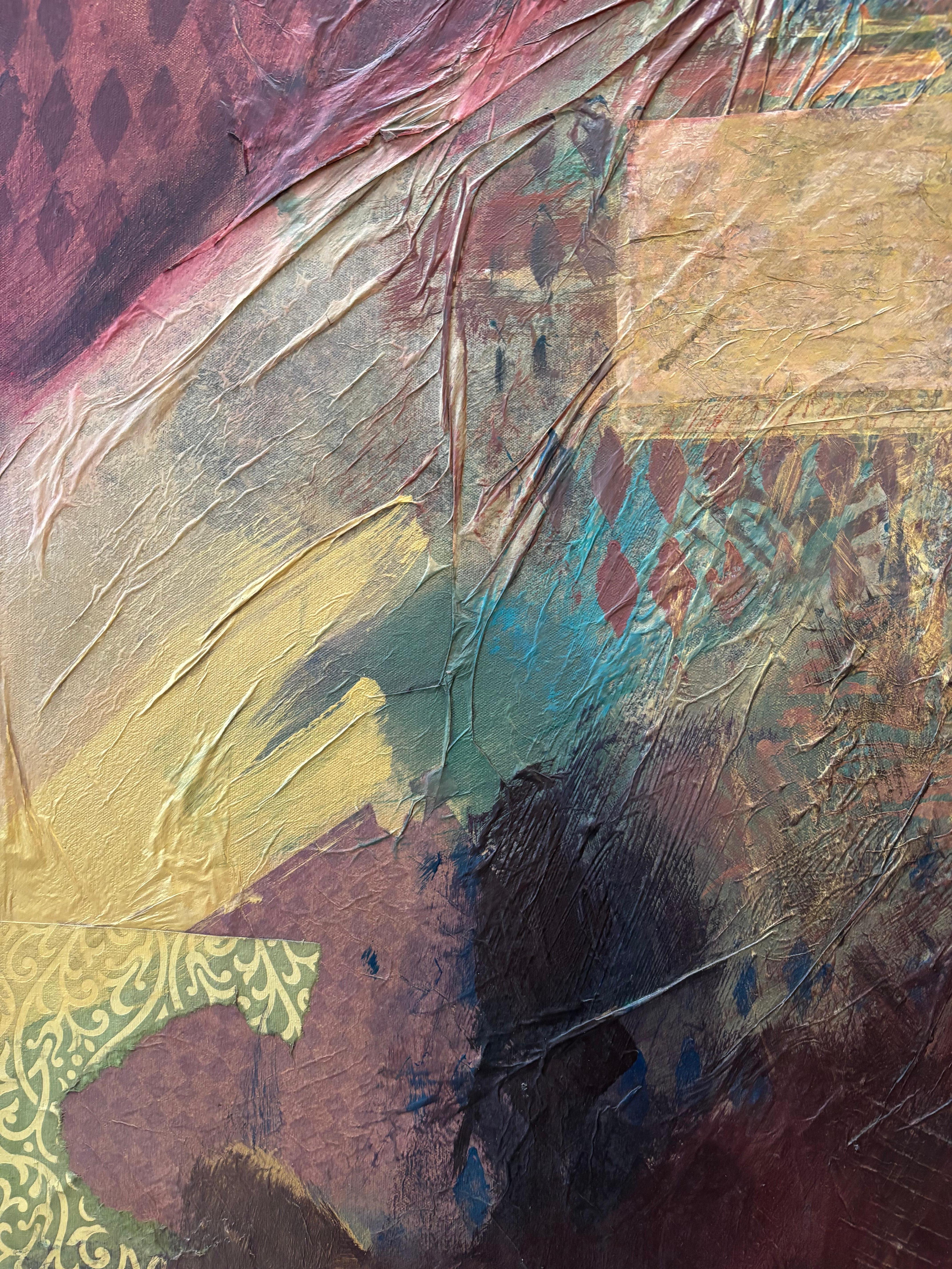 Estratto II: Inchino alla frontiera - Painting Astratto di Majio
