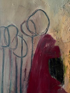 Abstract II Seeds, Acrylic on Canvas, 2015, Large Abstract Painting