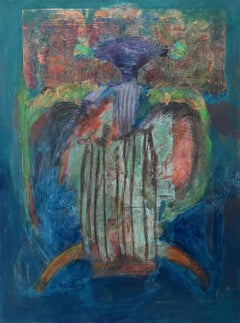 Abstract II Time Tender, acrylic, tissue & graphite on canvas 2025.