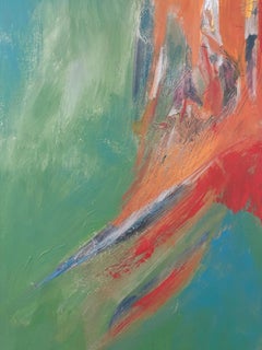 Abstract I: And Counting, Acrylic on Canvas, 2010s, Unframed, 48x36