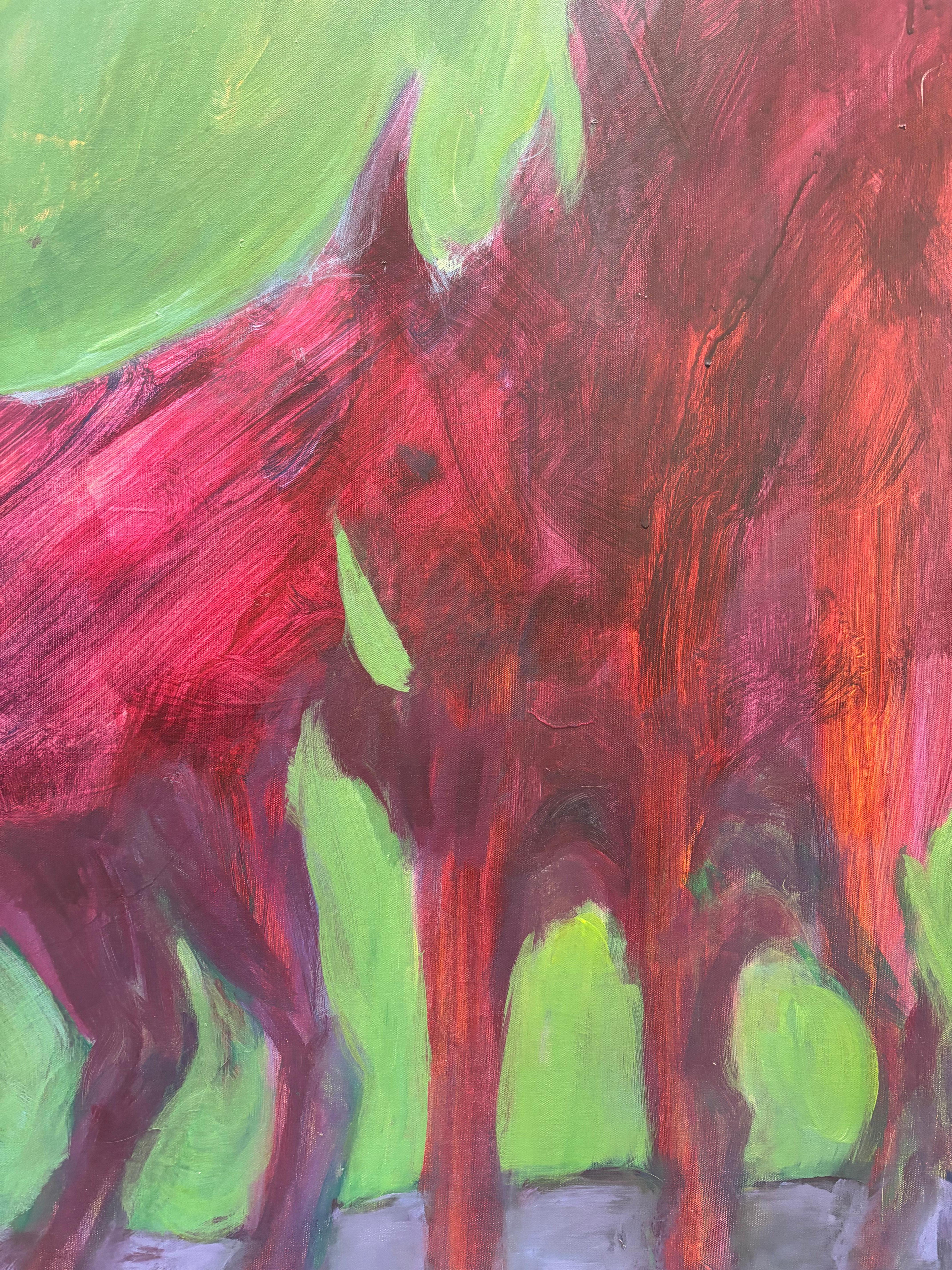 Tiere II: Fuchs Divination (Sonstige Kunststile), Painting, von Majio