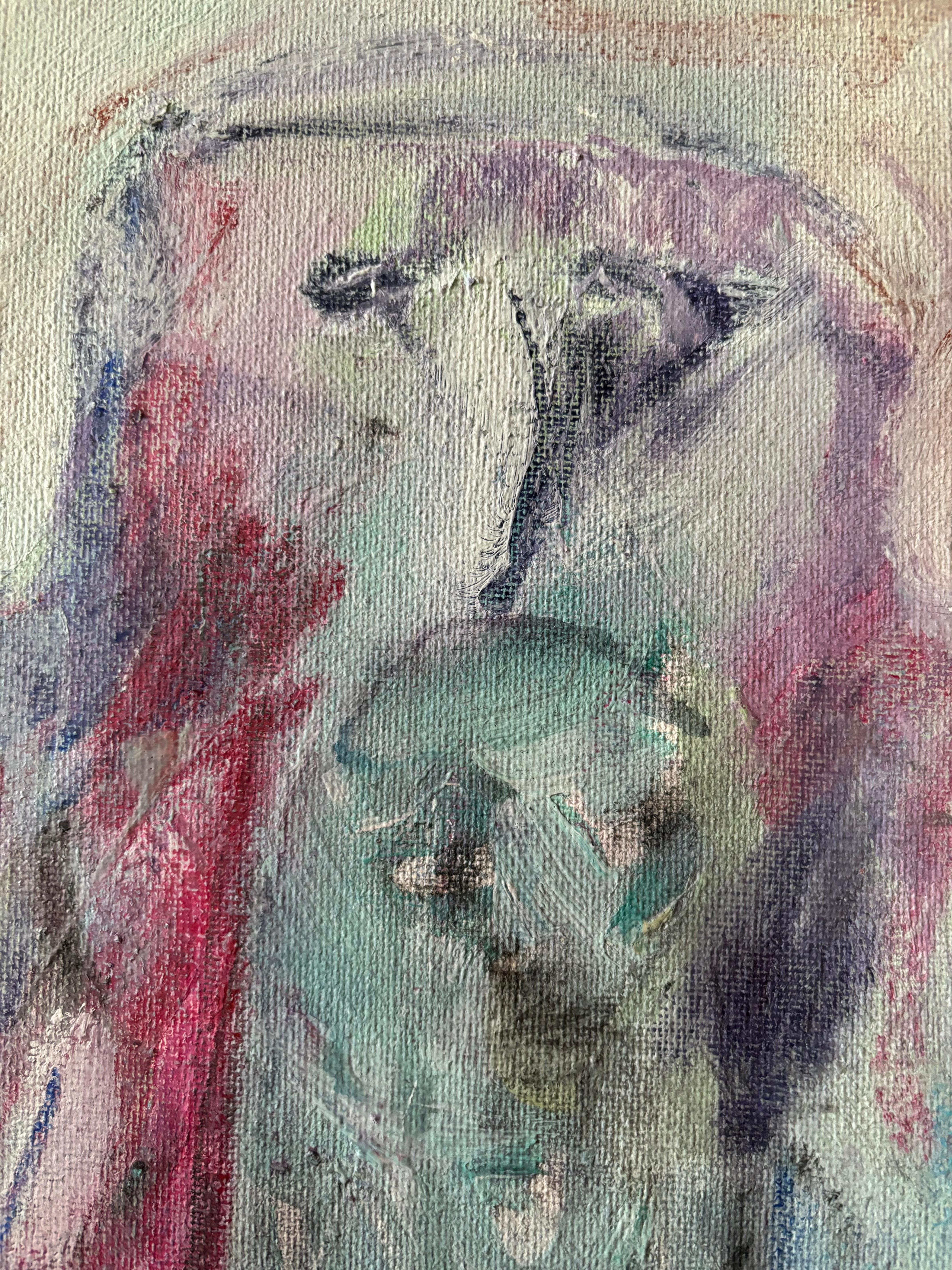 Tiere II: Eule II: Eule – Painting von Majio