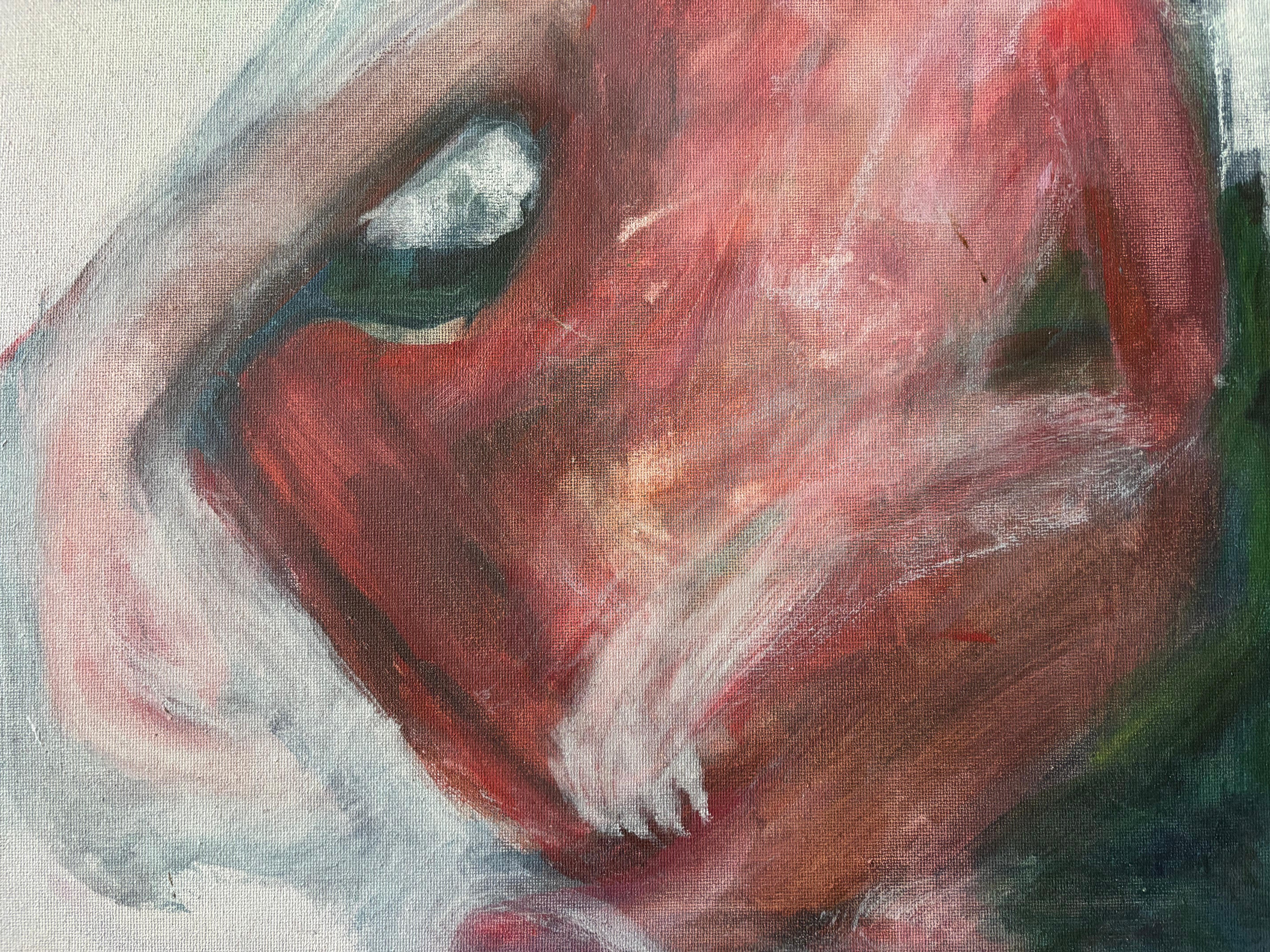 Tiere II: In etwas mit Zähnen zu touren (Braun), Animal Painting, von Majio