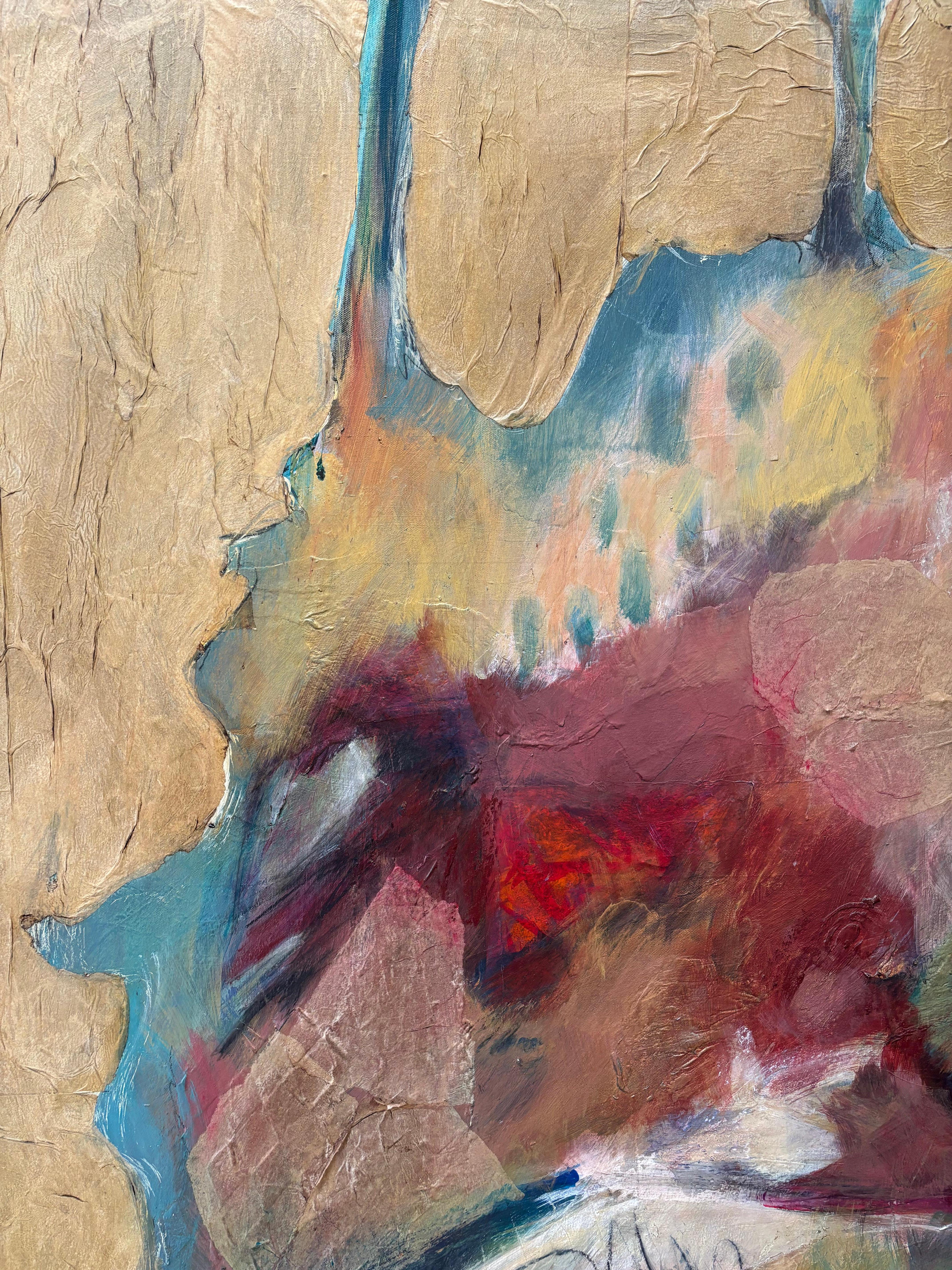 Abstract I: Beast Emerging - Painting by Majio