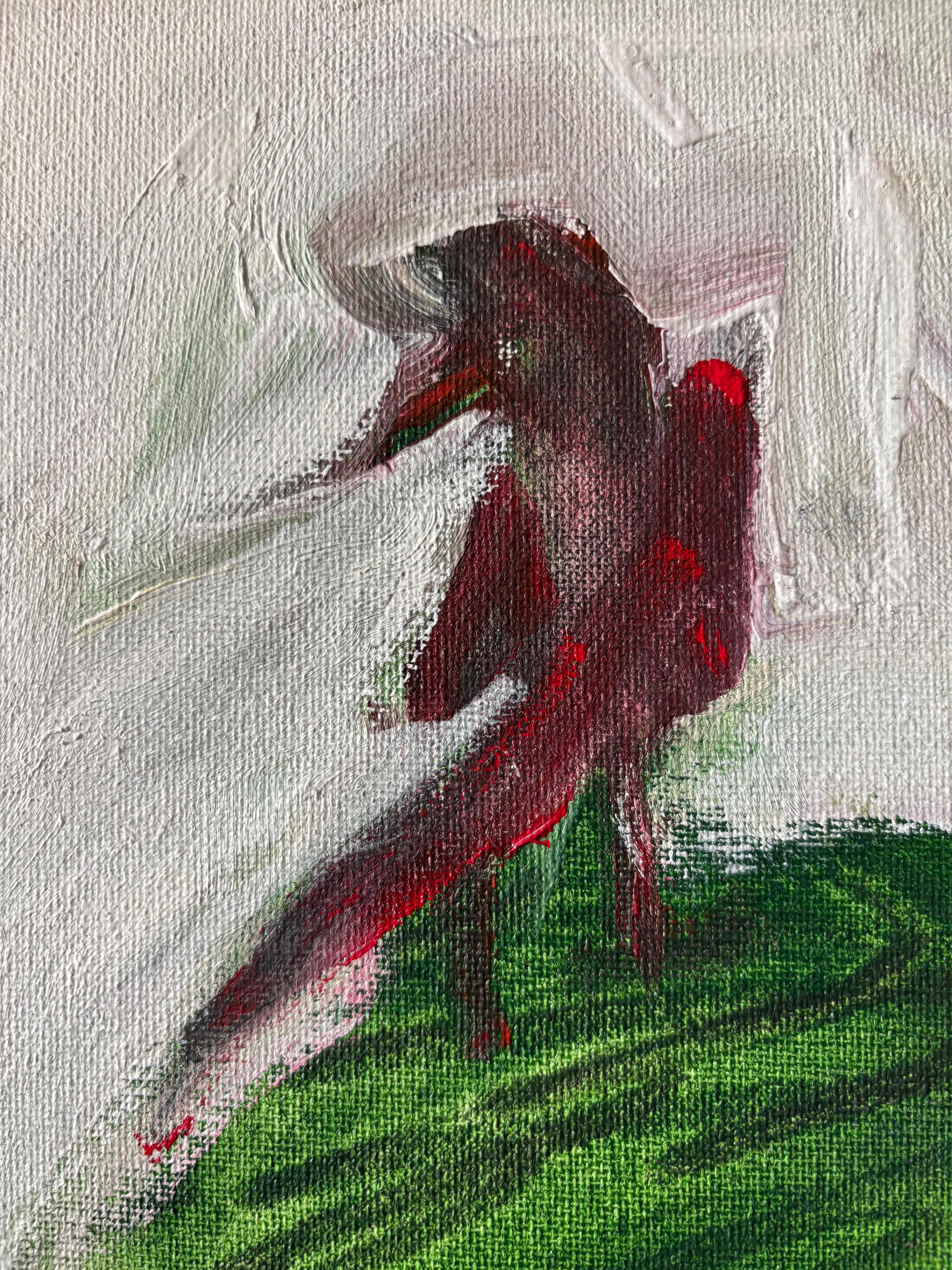 Tiere I: Vogelkäfige (Sonstige Kunststile), Painting, von Majio