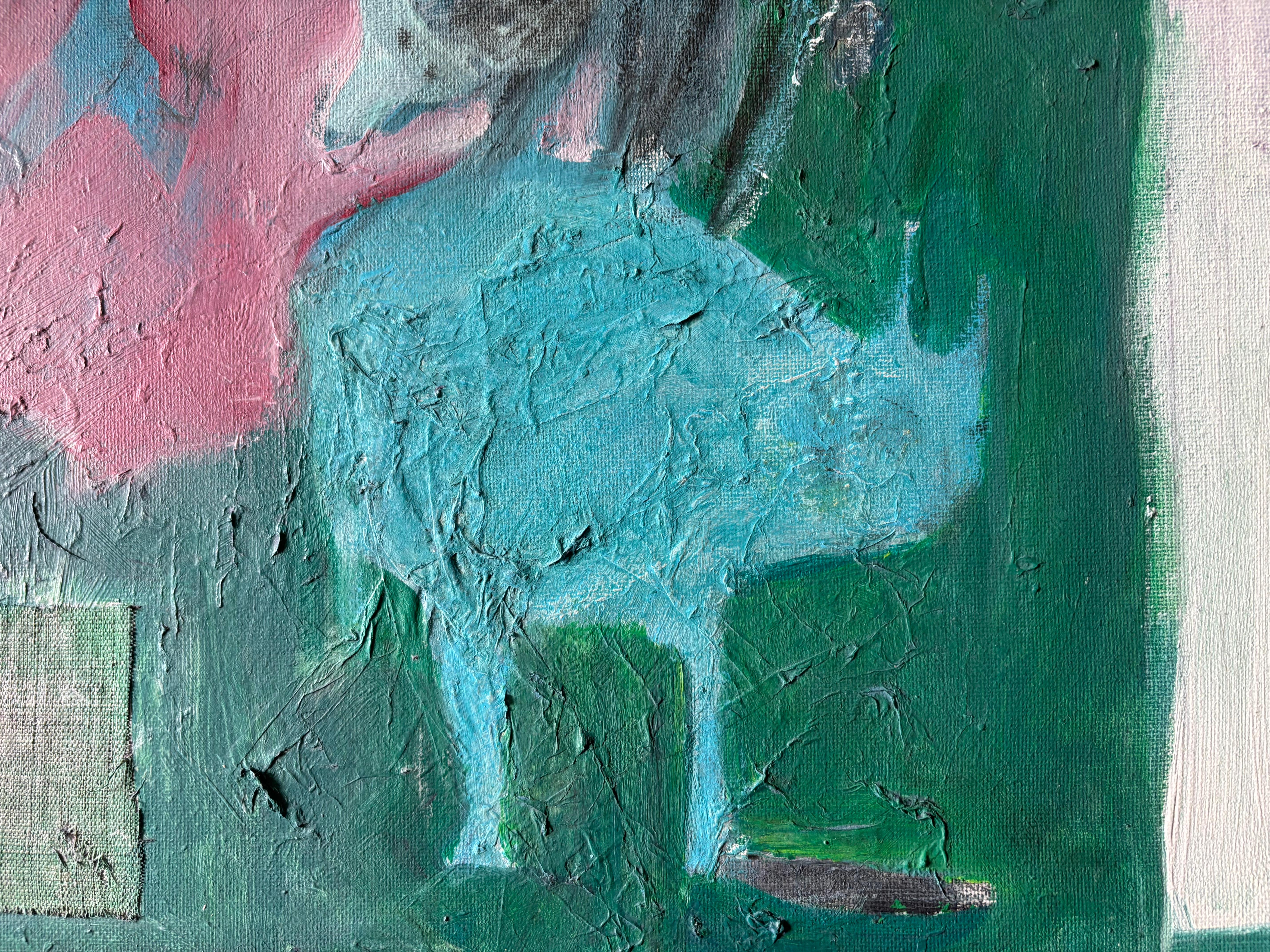 Animaux I : Oiseaux Tussling - Painting de Majio