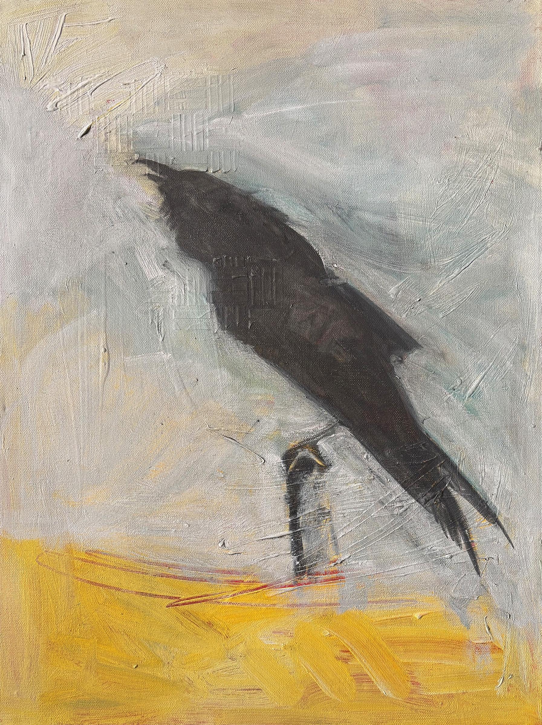 Animal Painting di Majio - Animali I: Corvo Nero