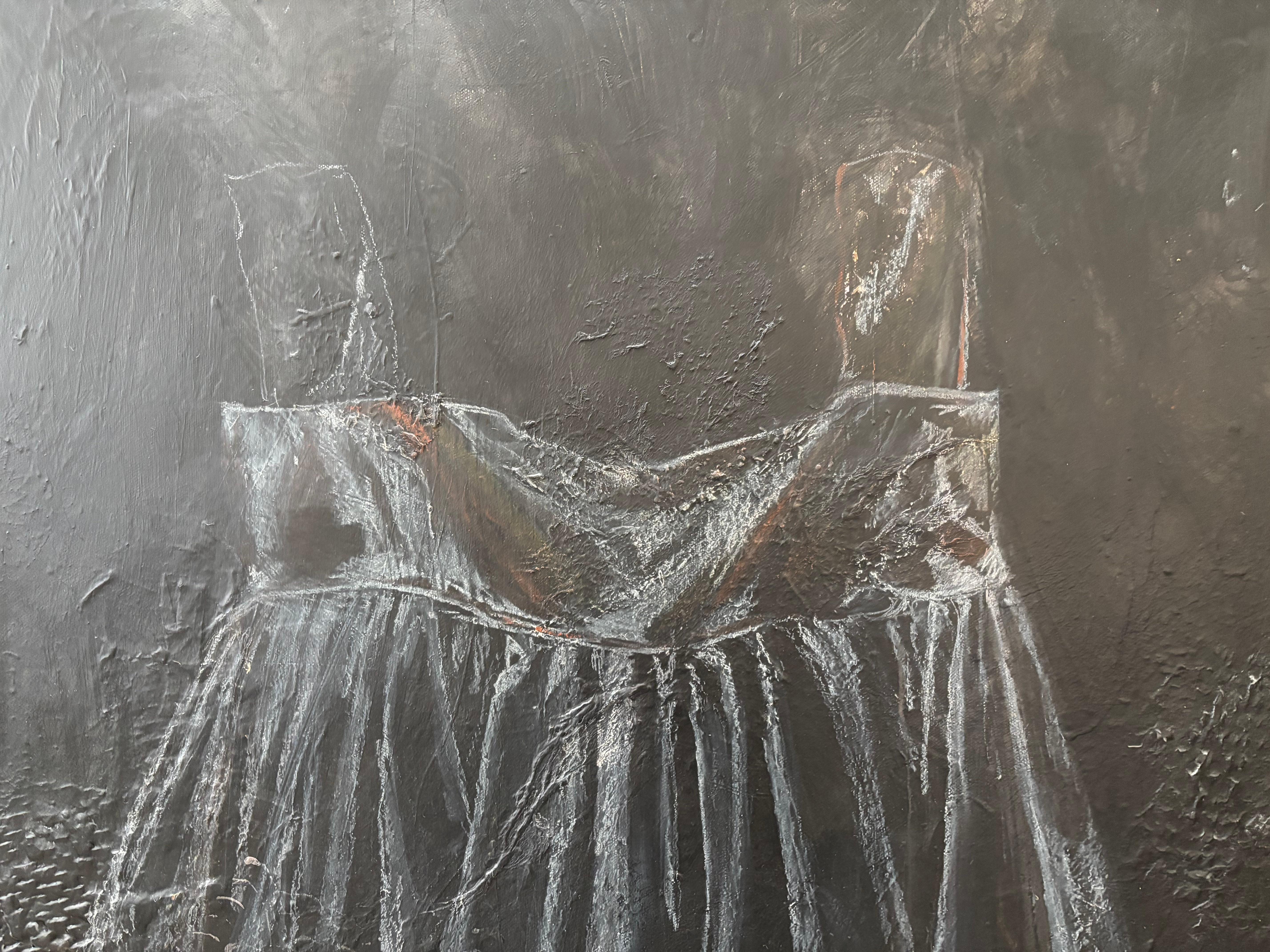 Blackboard Series: Slip-of-Self - Painting by Majio