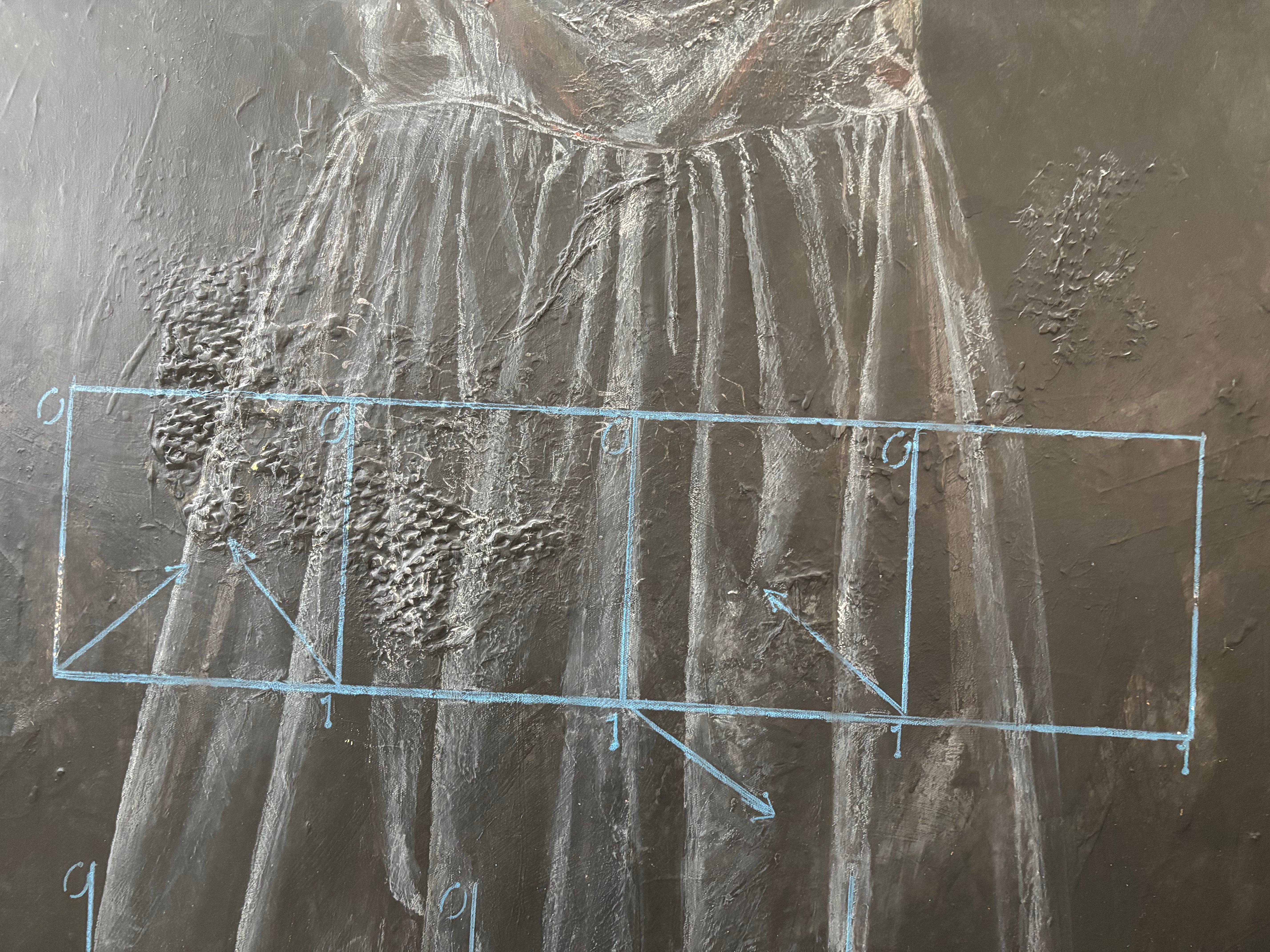 Blackboard Series: Slip-of-Self - Other Art Style Painting by Majio