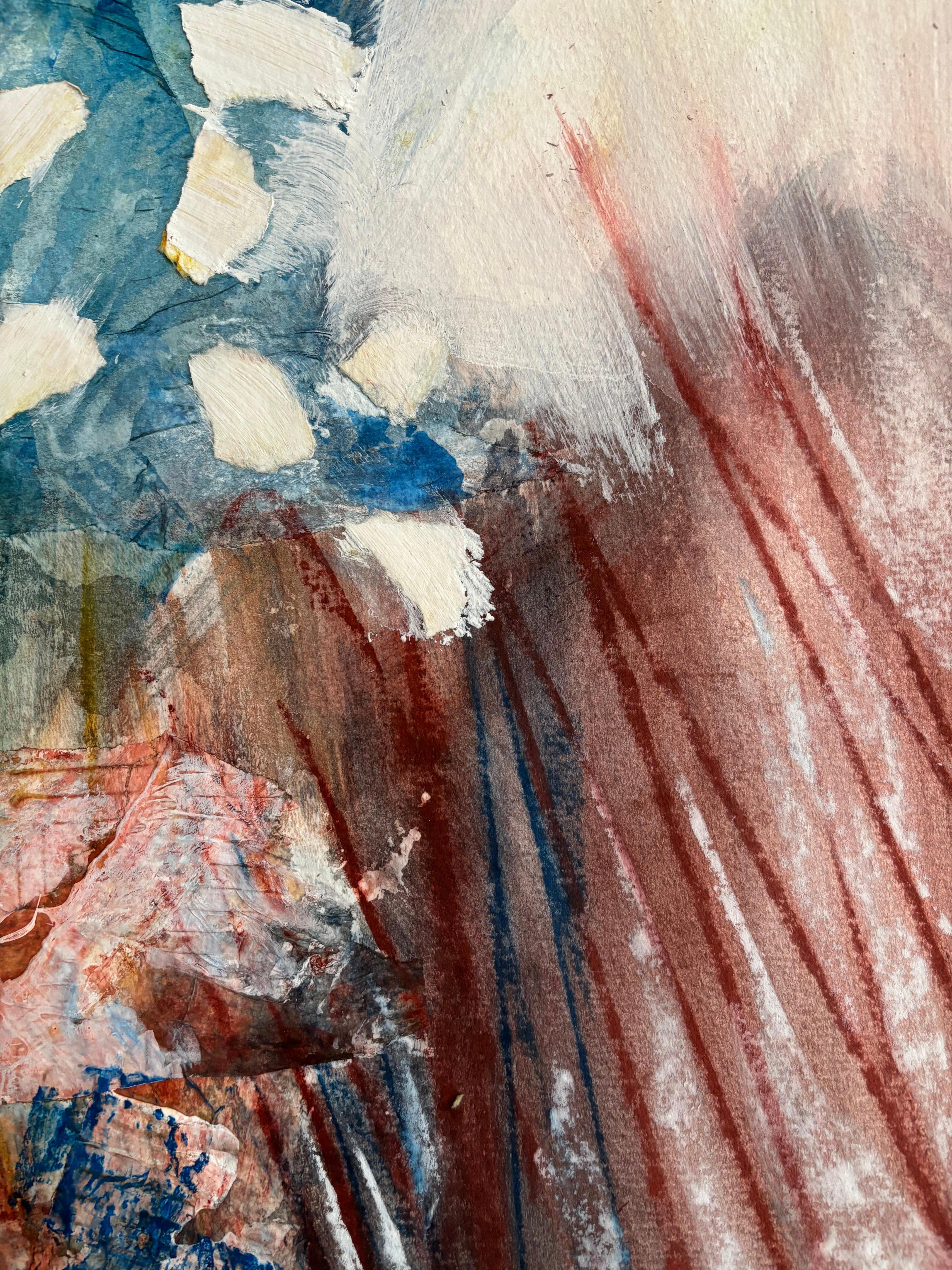Diptych Comfortable in the Liminal - Painting by Majio