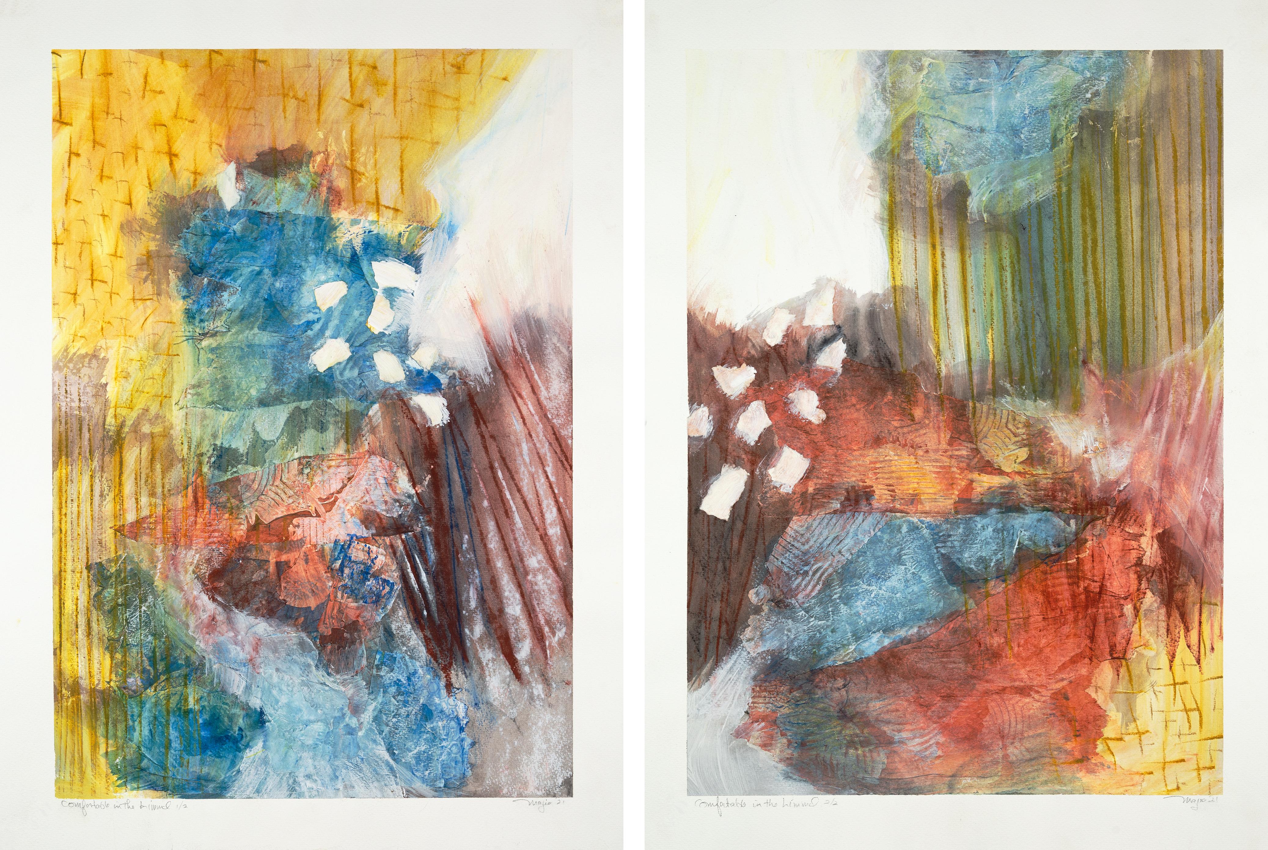 Diptych Comfortable in the Liminal