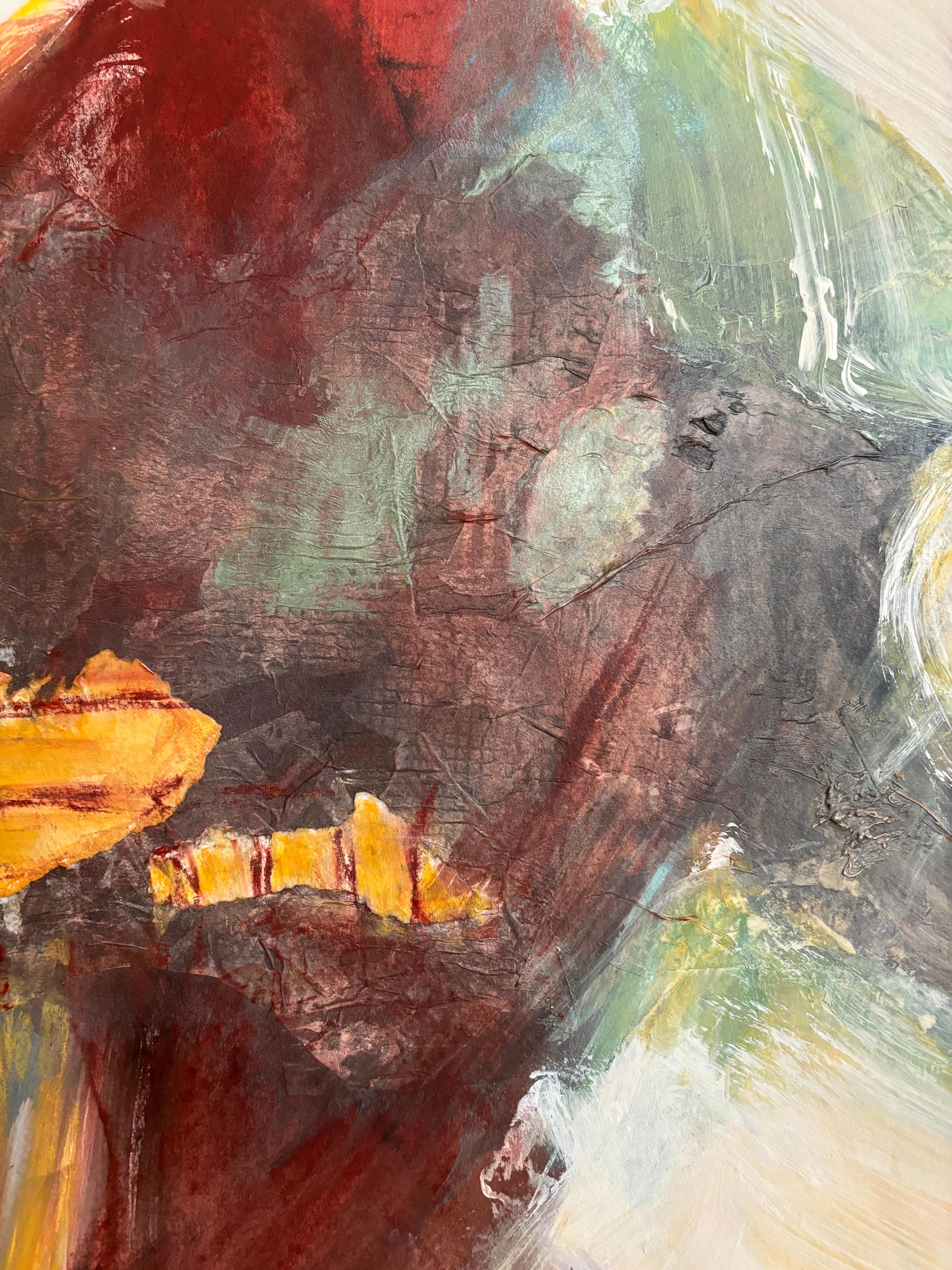 La pittura acrilica con Art Graf idrosolubile e la grafite esaltano l'immediatezza dei segni in questa serie di dittici su carta. Art Graf è disponibile in quadrati da sarto, che si adattano facilmente alla mano per utilizzare i bordi o i lati