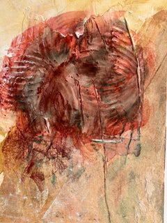 Diptyque San Miguel Meeting, Art Graf, graphite, monoprints, textures d'empâtement.