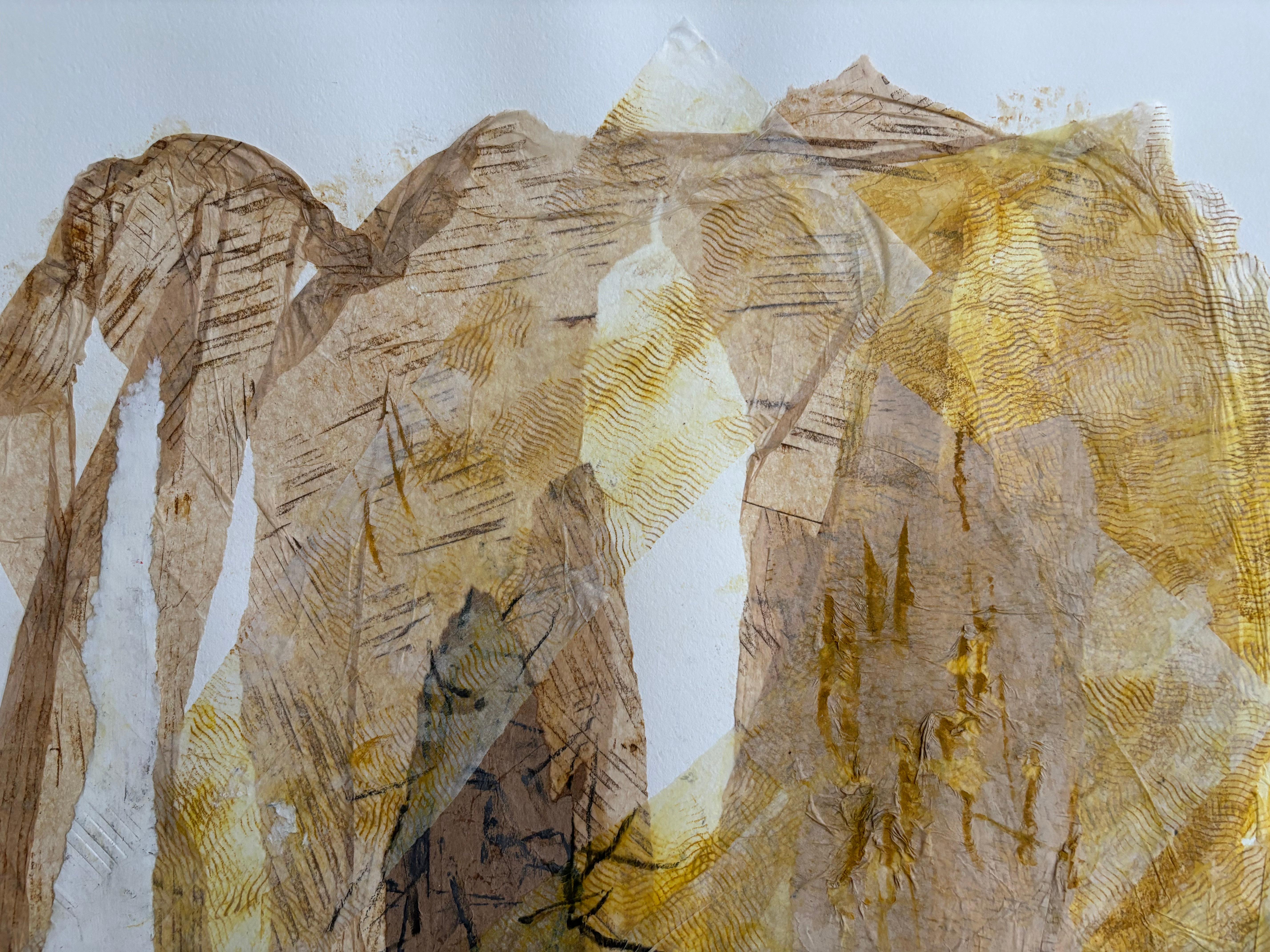 Diptych Through the Opening - Painting by Majio