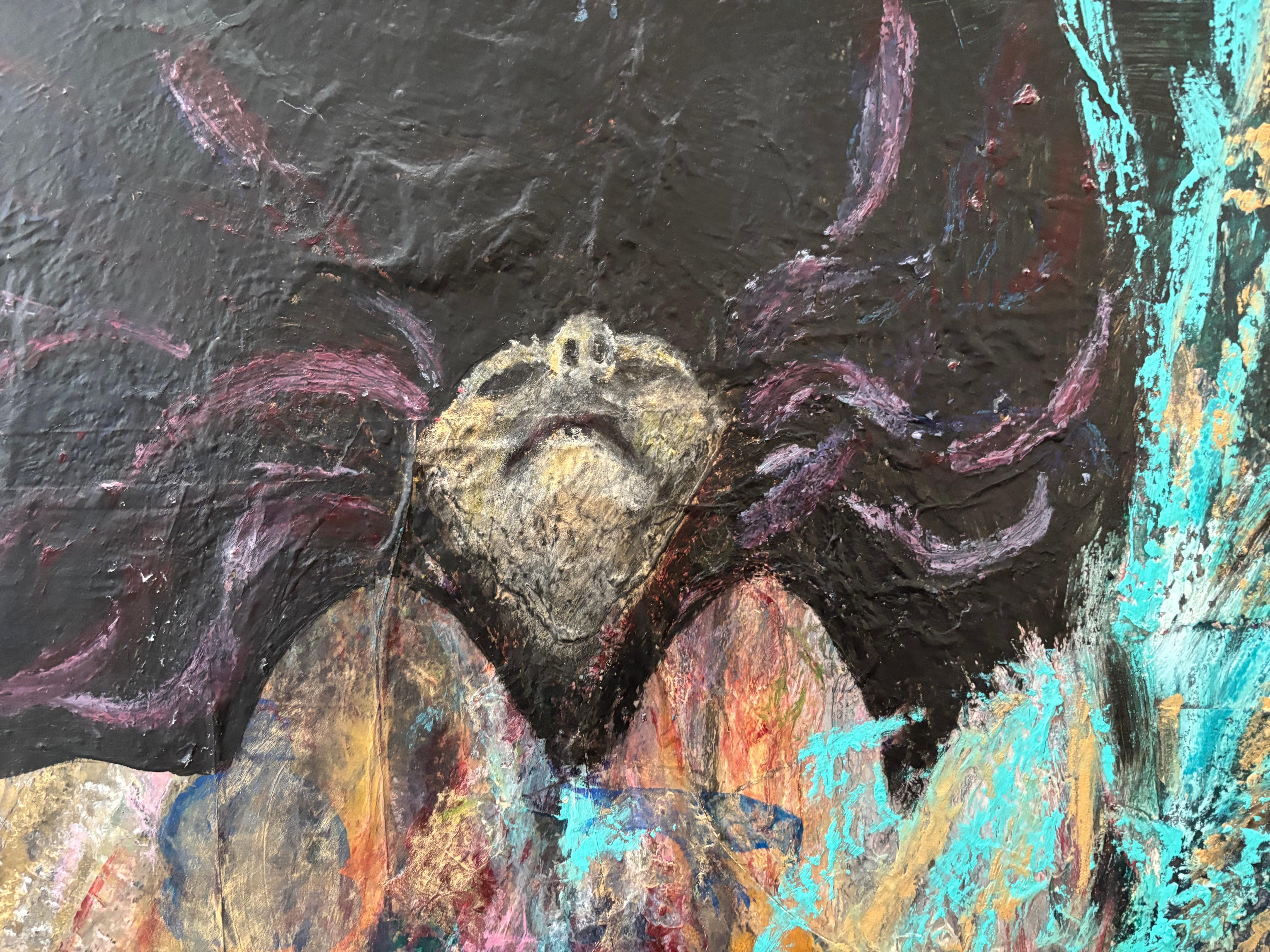 Figurativo I Serie Pizarra: Manantial - Painting de Majio