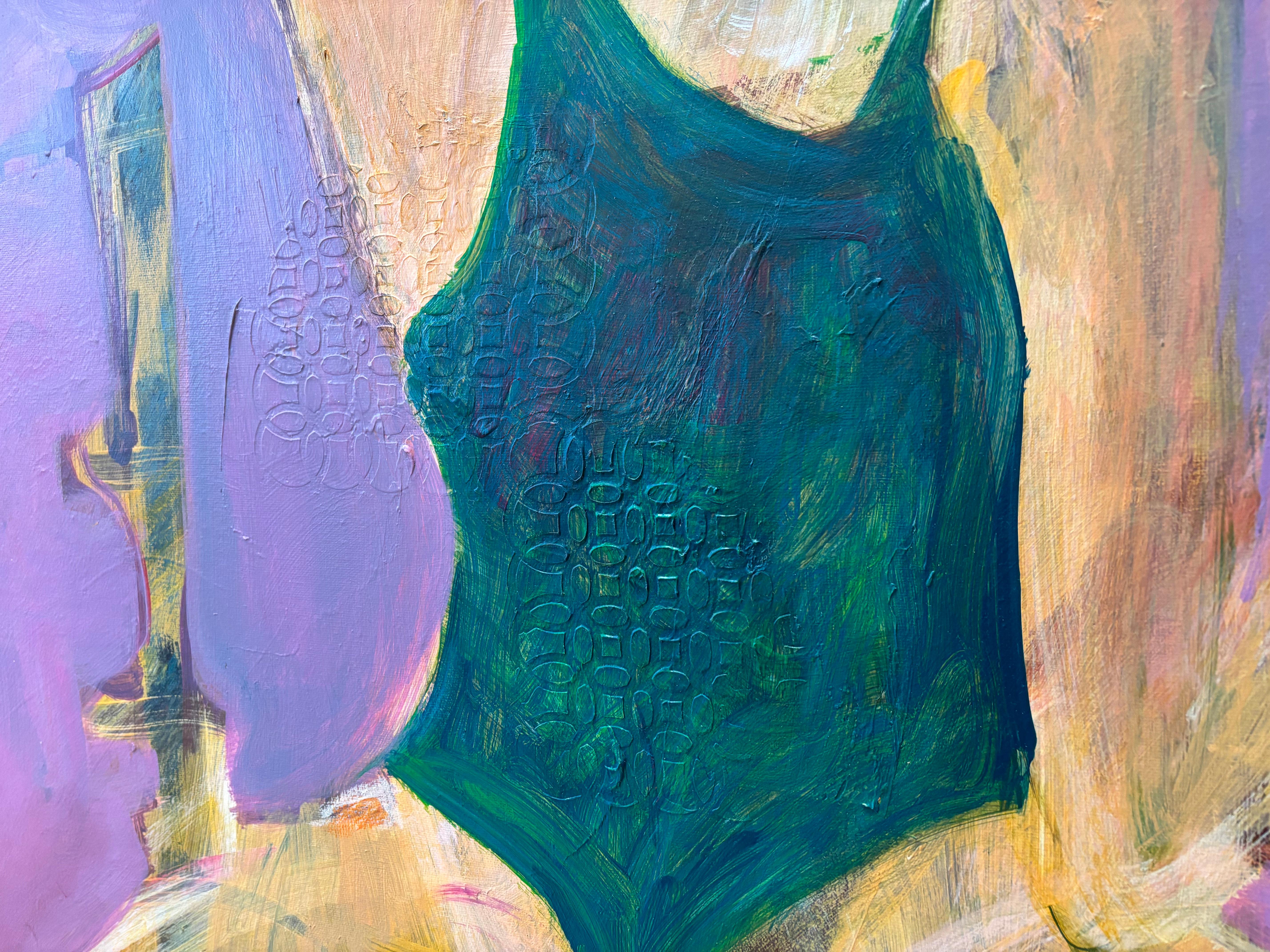 Ballerina figurativa I+I - Painting Altro stile artistico di Majio
