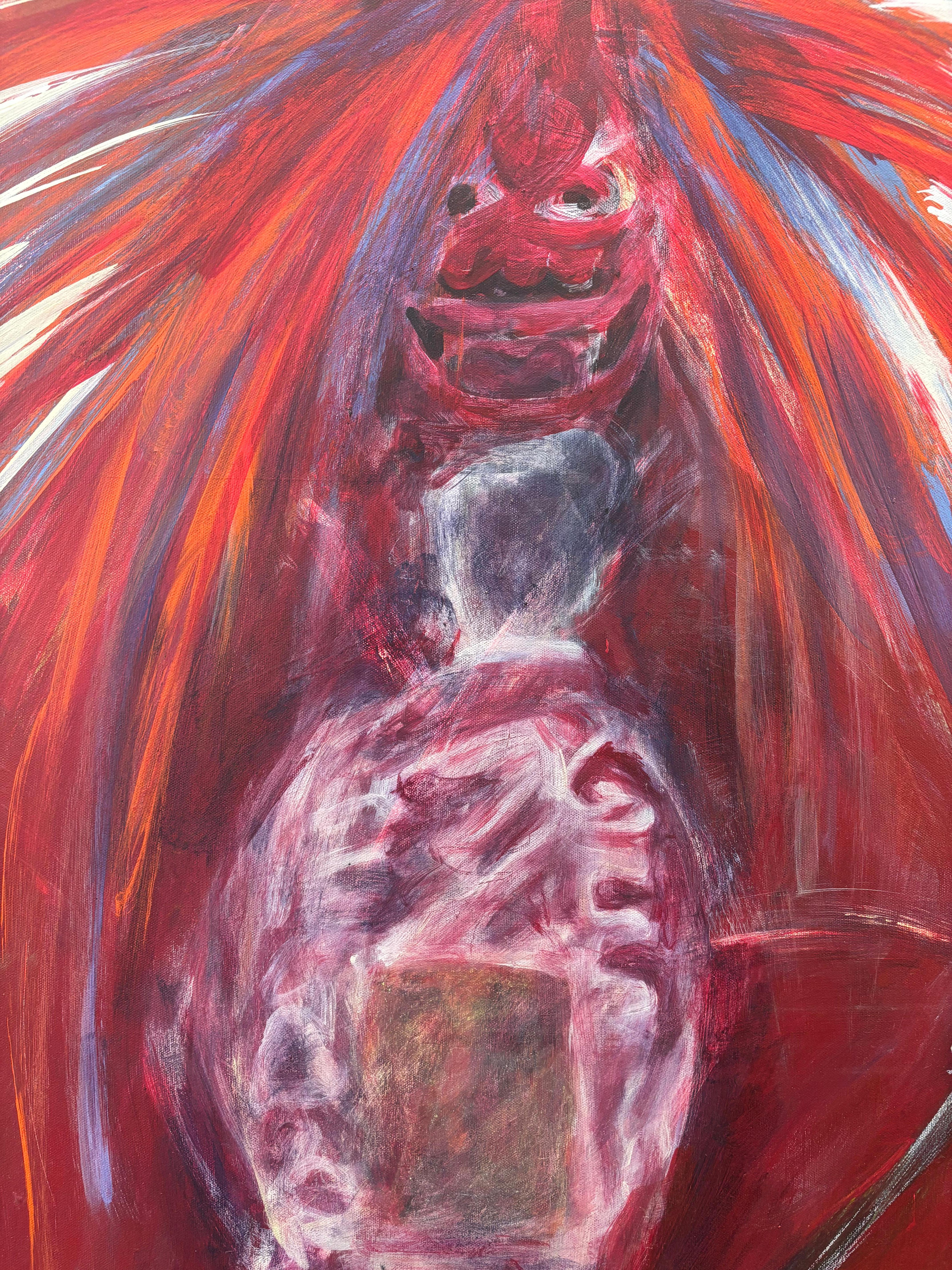 Figurative I Guardian - Autres styles artistiques Painting par Majio