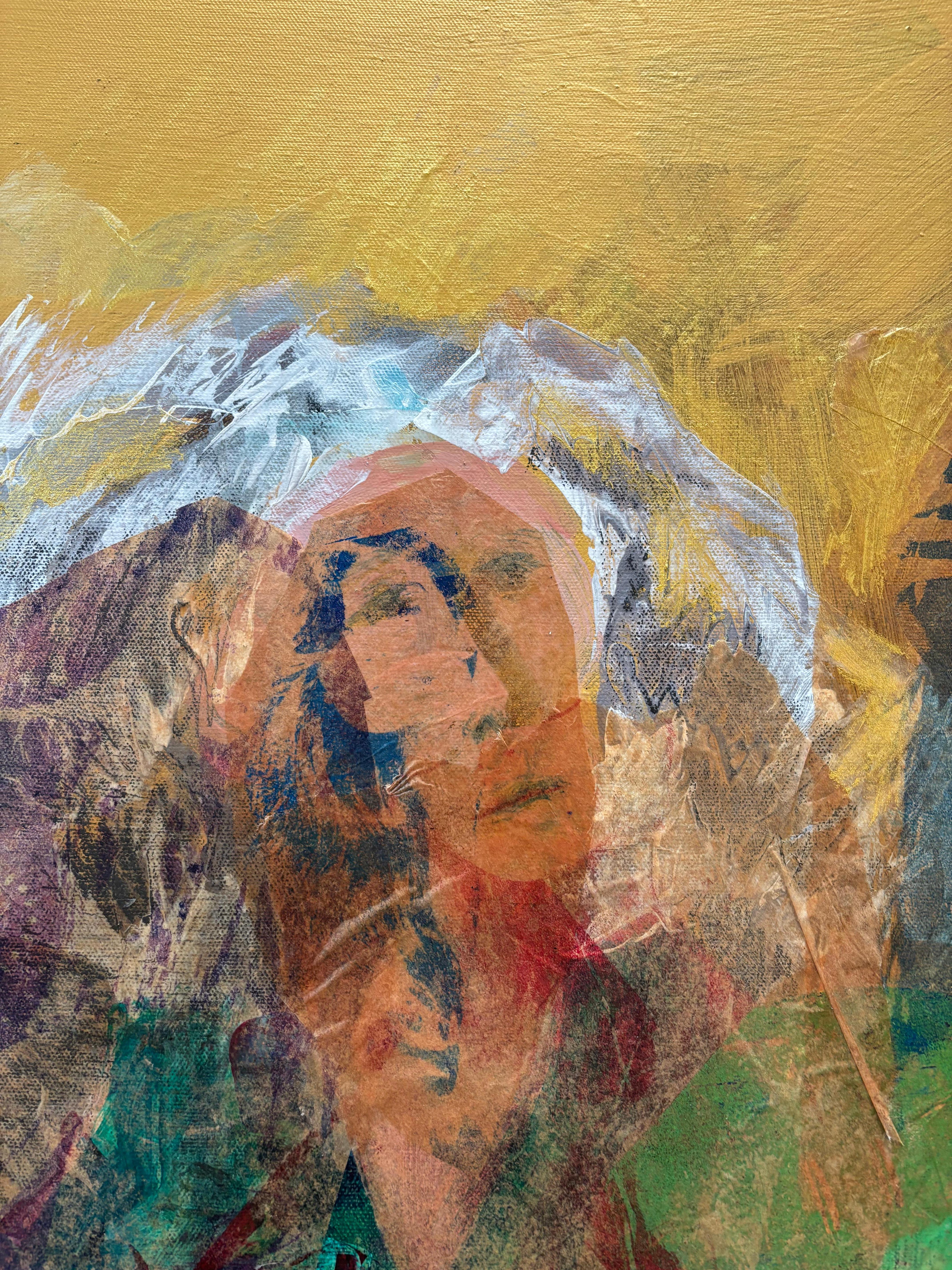 Figurative I The Gift - Painting by Majio