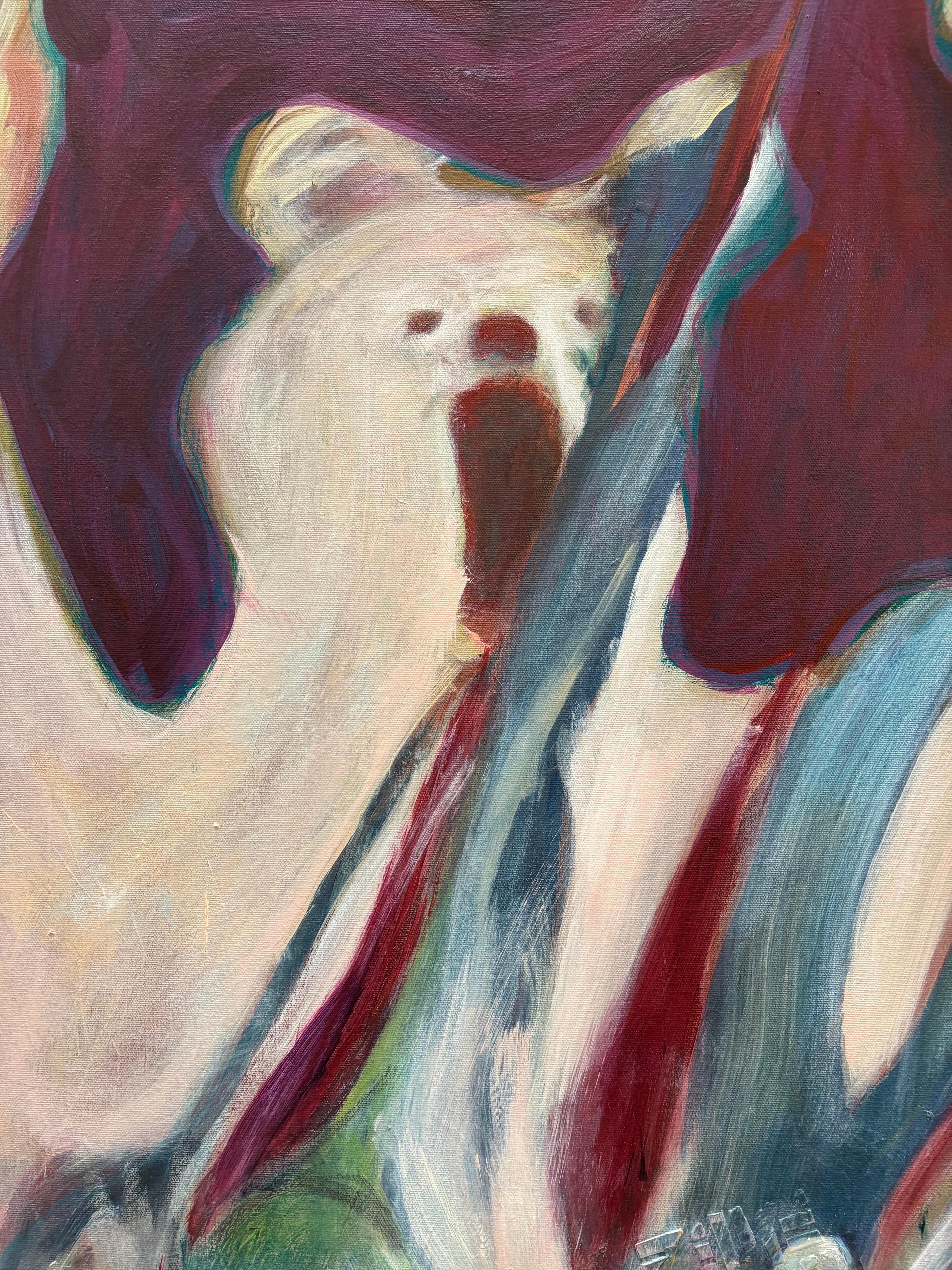 Figuren II: Bär mit Leia (Sonstige Kunststile), Painting, von Majio