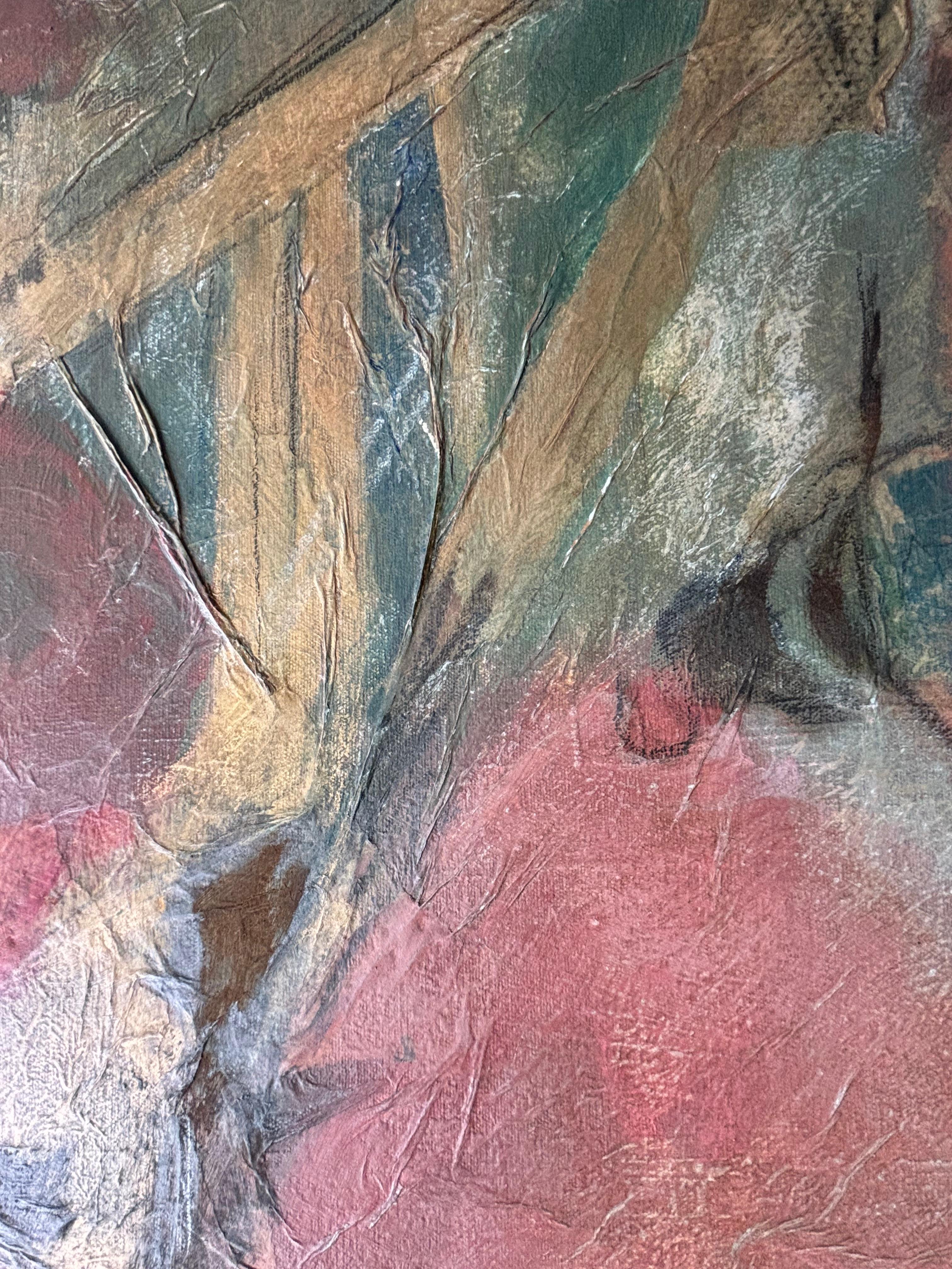 Abstract I: Instruments Waiting - Painting by Majio