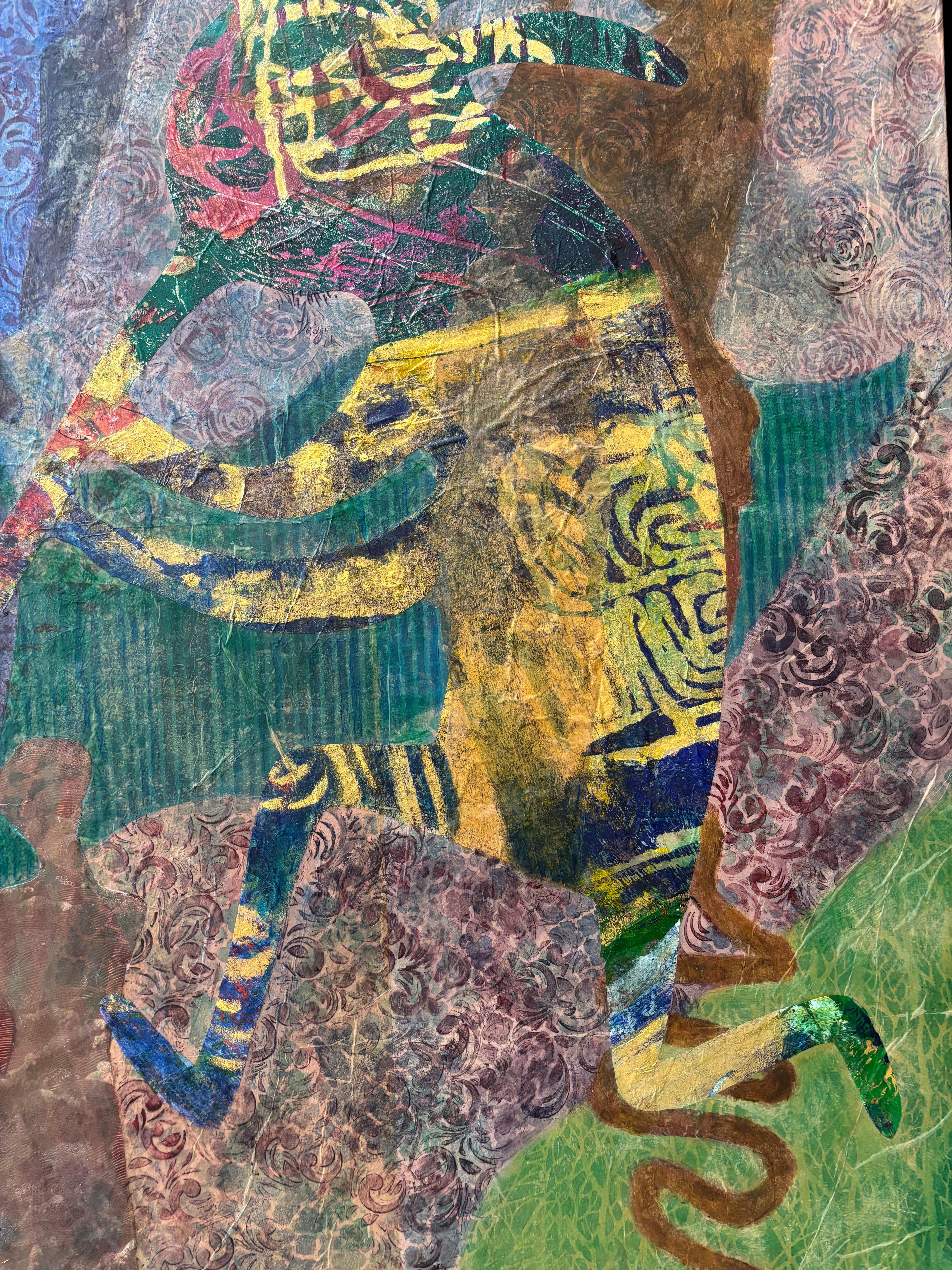 Layers of Reality Series acknowledges the layers of reality created by our perceptions in the practice of dropping down beneath what we perceive as the reality into another stream of information. It is a simple inquiry to invite a new perspective as