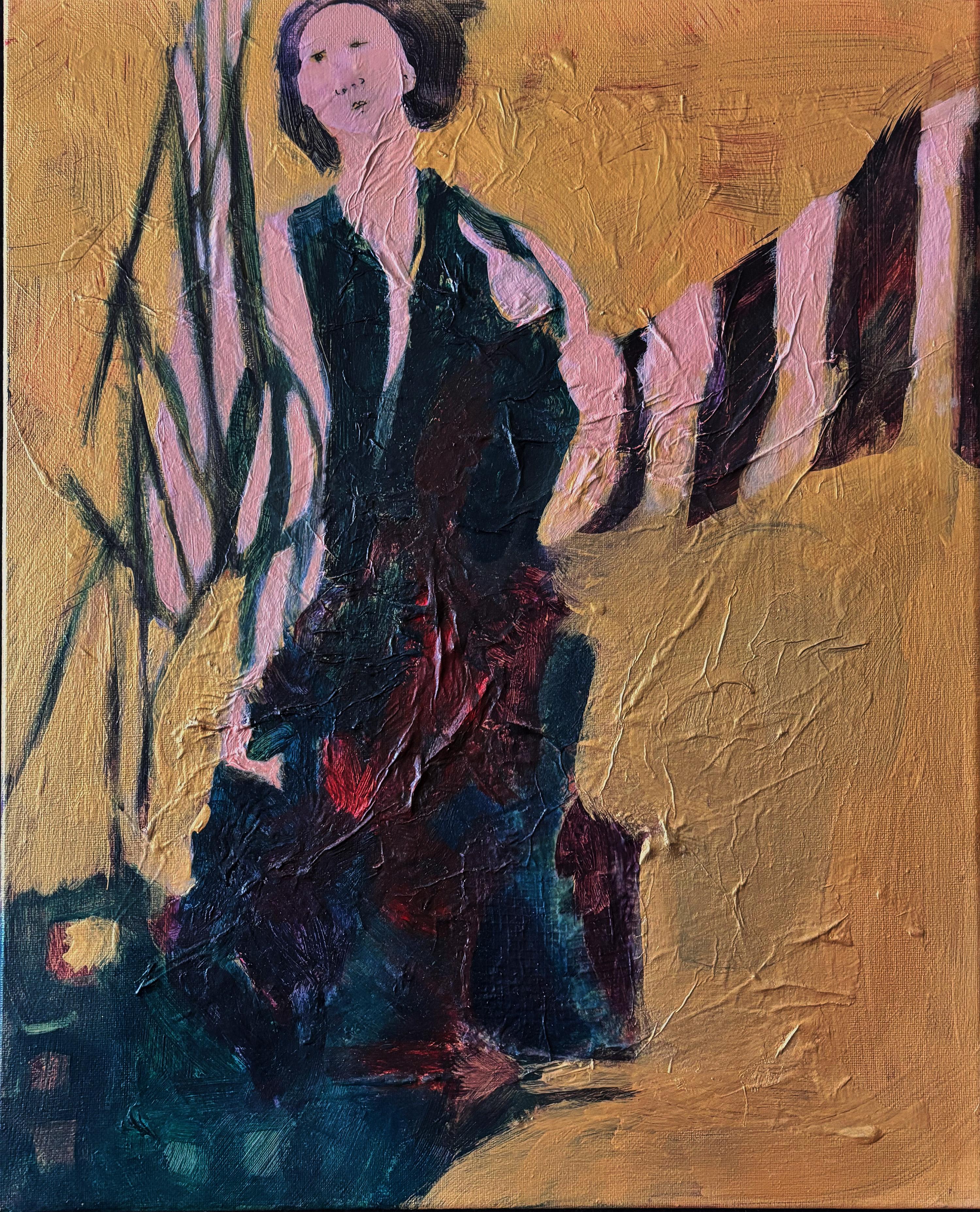 Majio Figurative Painting - Playing with Arms