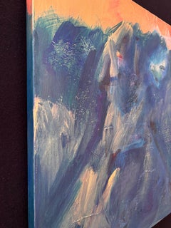 Seal-acrylic paint, paper, stencil, printing on canvas, 2012