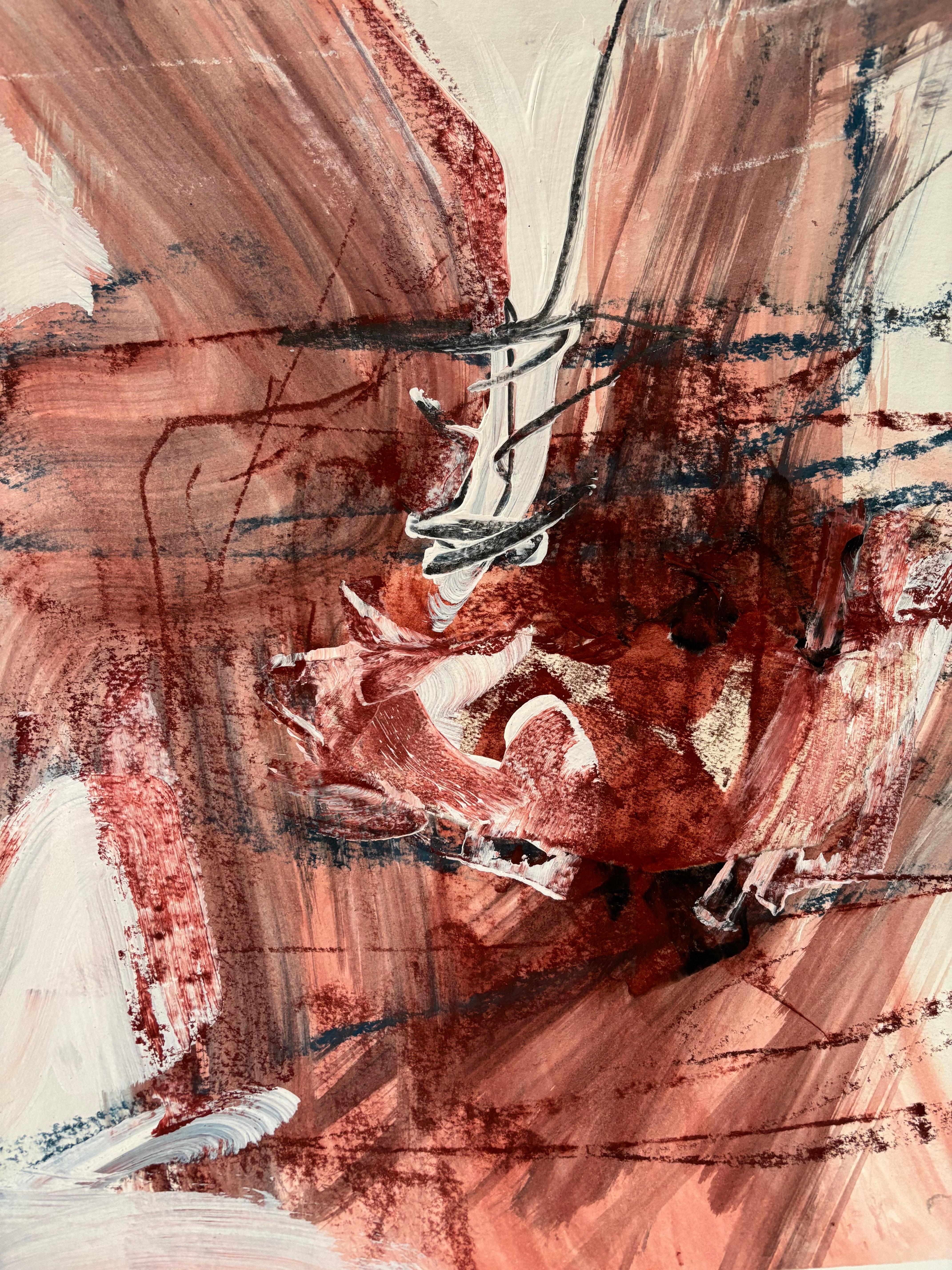 Fumo e filo spinato - Painting di Majio