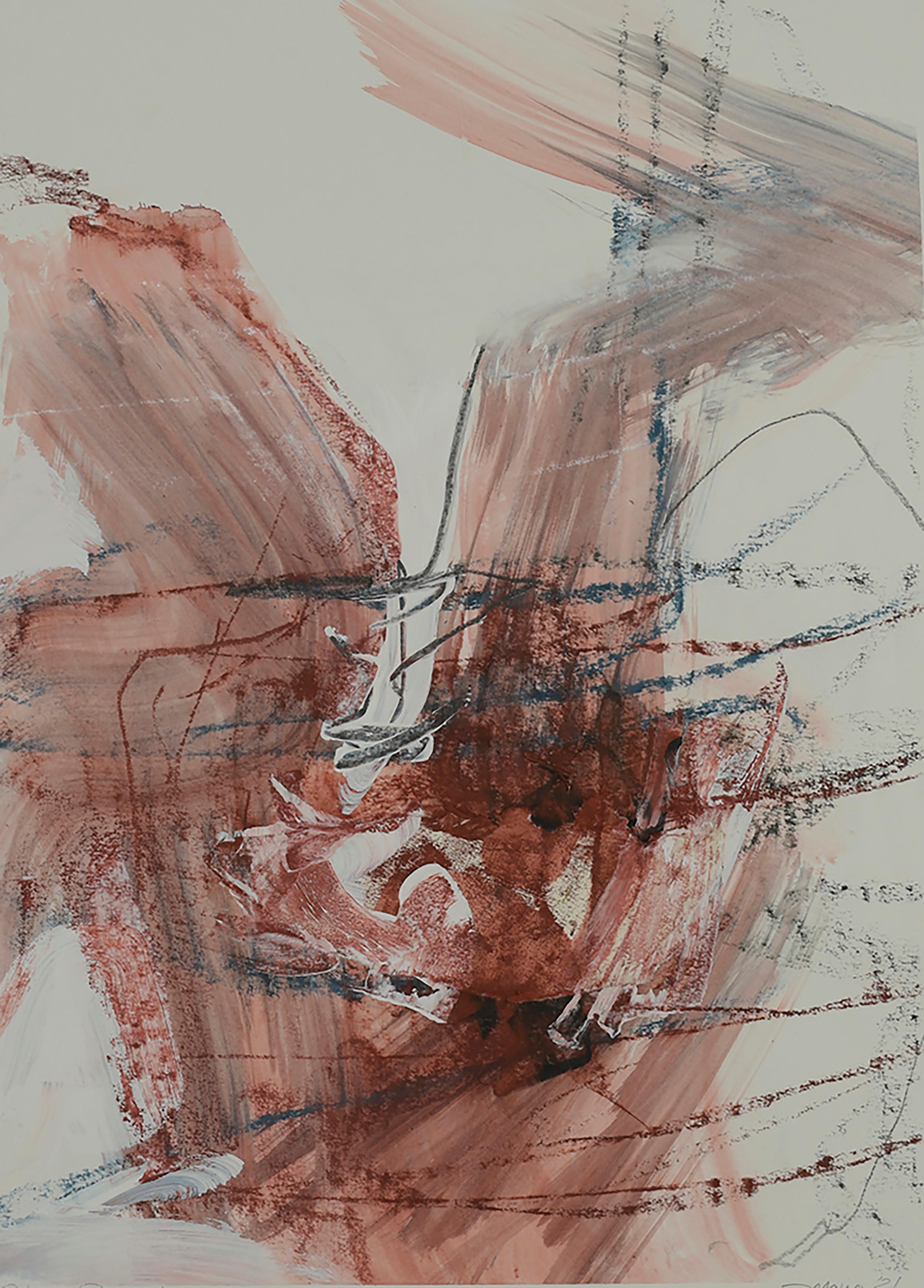 Abstract Painting di Majio - Fumo e filo spinato