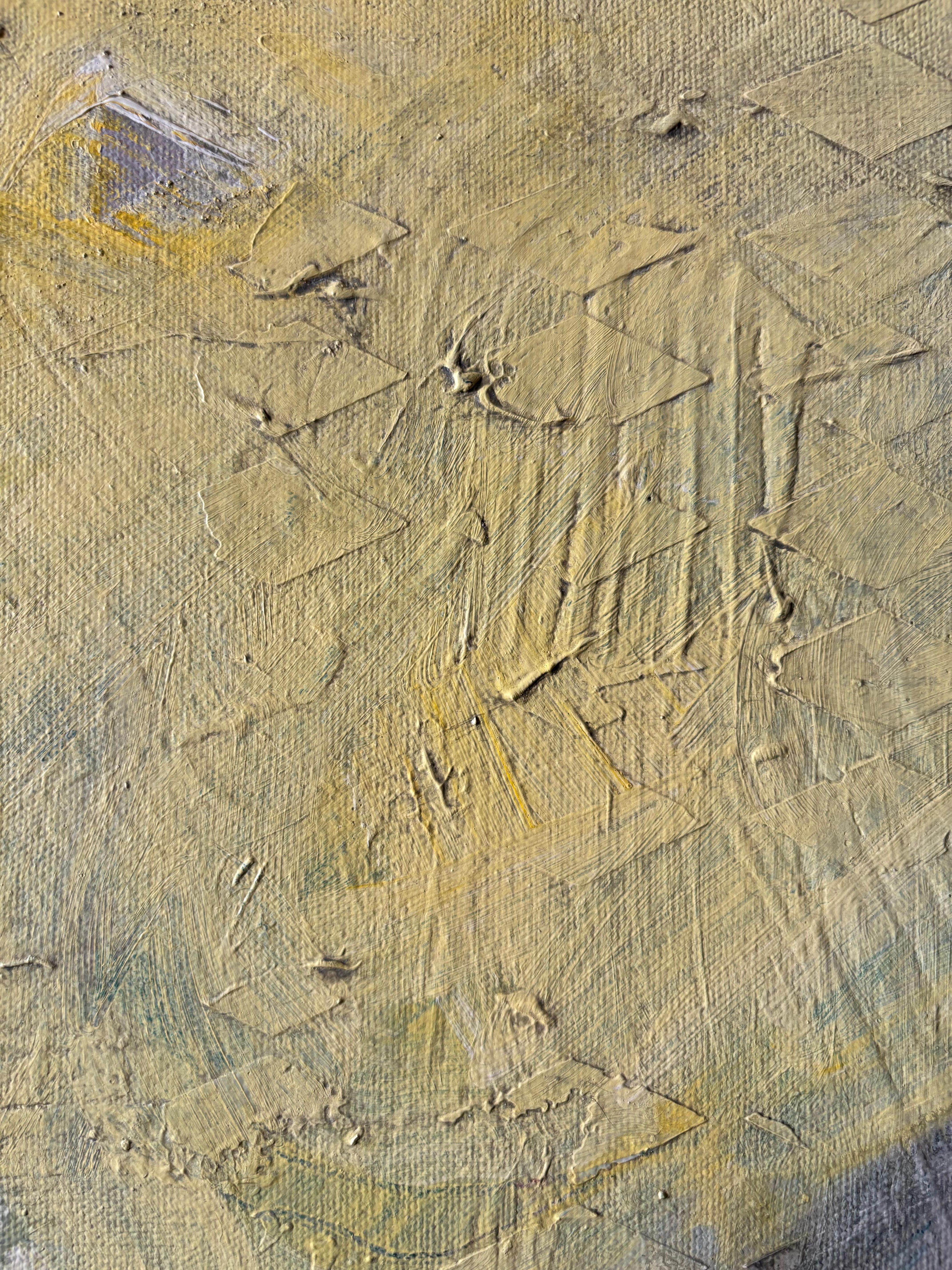 La peinture acrylique sur petite toile dépeint la présence individuelle des animaux, fortement influencée par la terre enchantée du Nouveau Mexique. L'iconographie animale est profondément ancrée dans trois cultures différentes : autochtone,