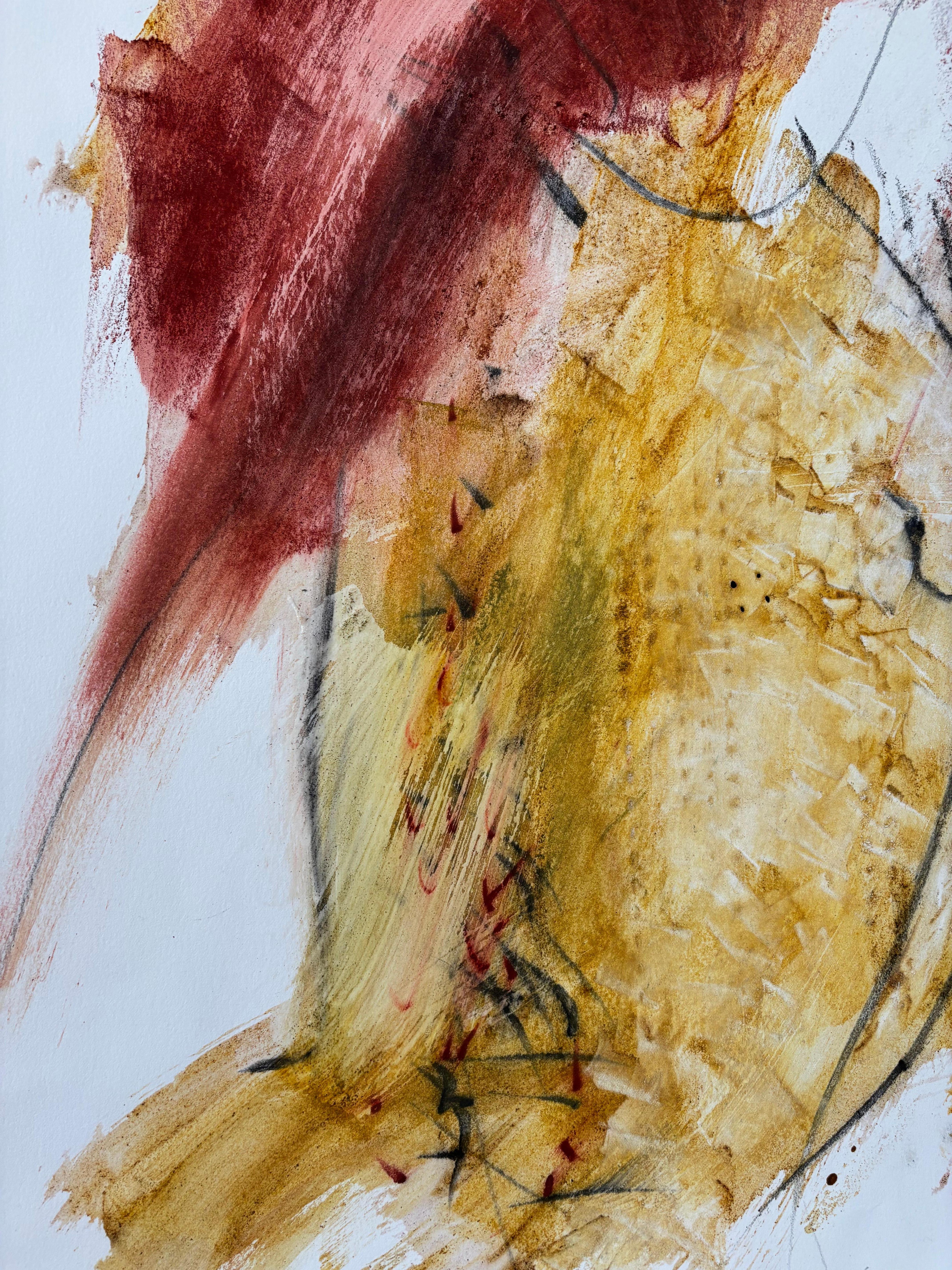 La cattura - Painting Astratto di Majio
