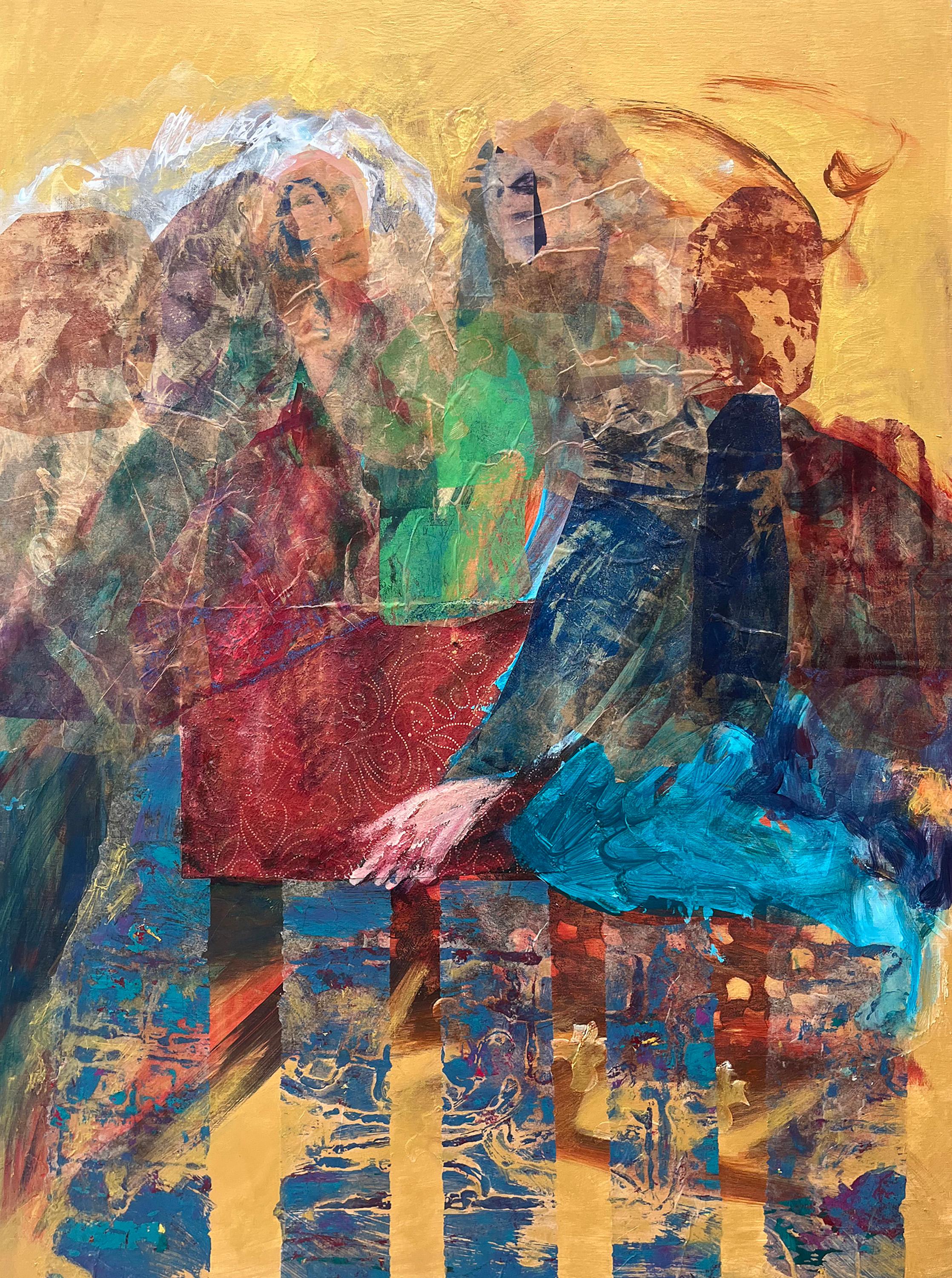 Figurative Painting Majio - Figuratif I The Gift