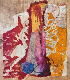Tower acrylic paint on wood