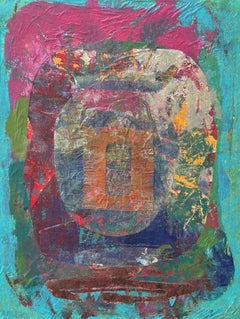 Tyme Portal II Cold wax, monoprints, oil stick on canvas