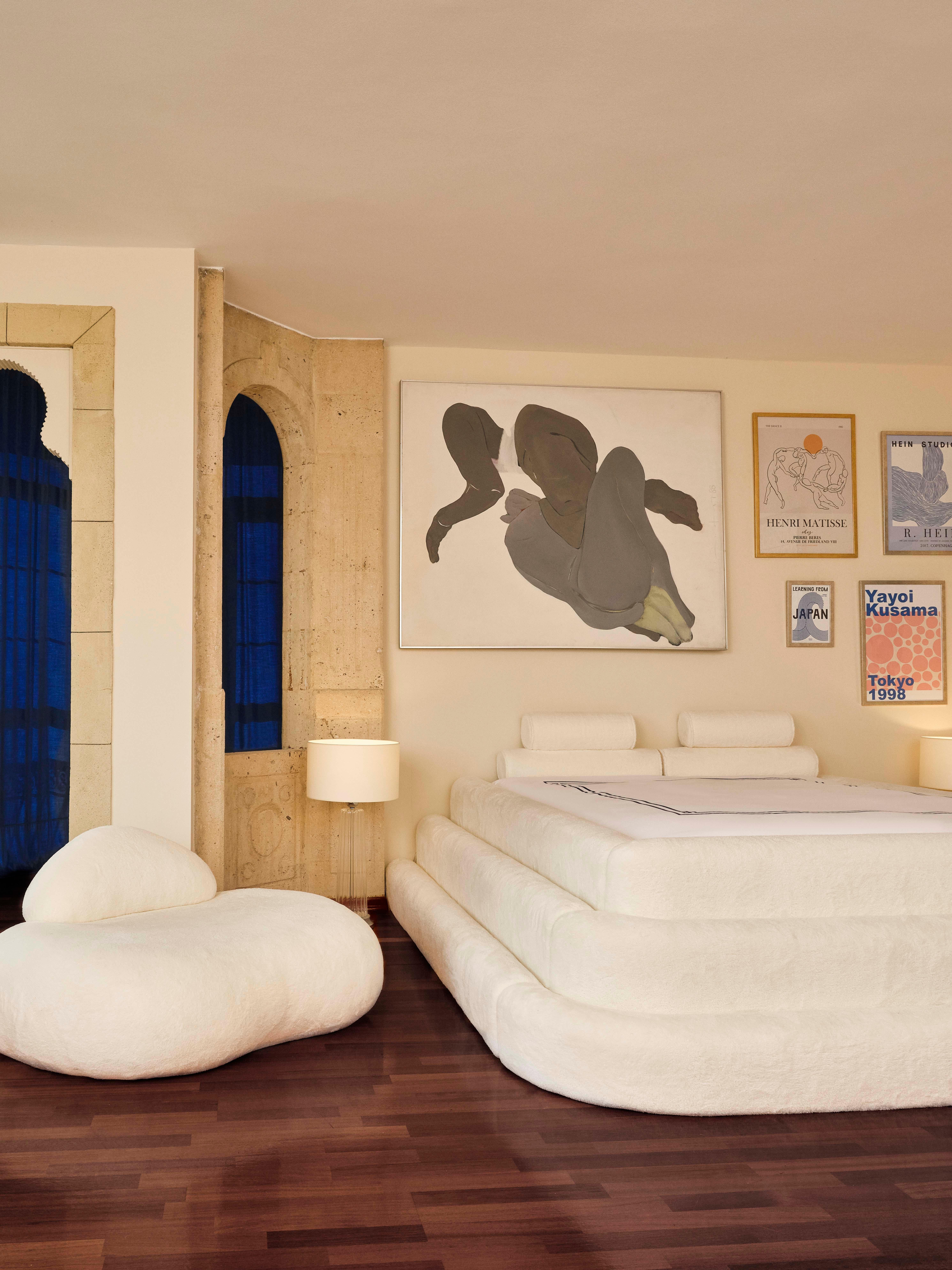 Majj Studio-Bett für Silent Room, Bettdesign, gemütlich (Türkisch) im Angebot