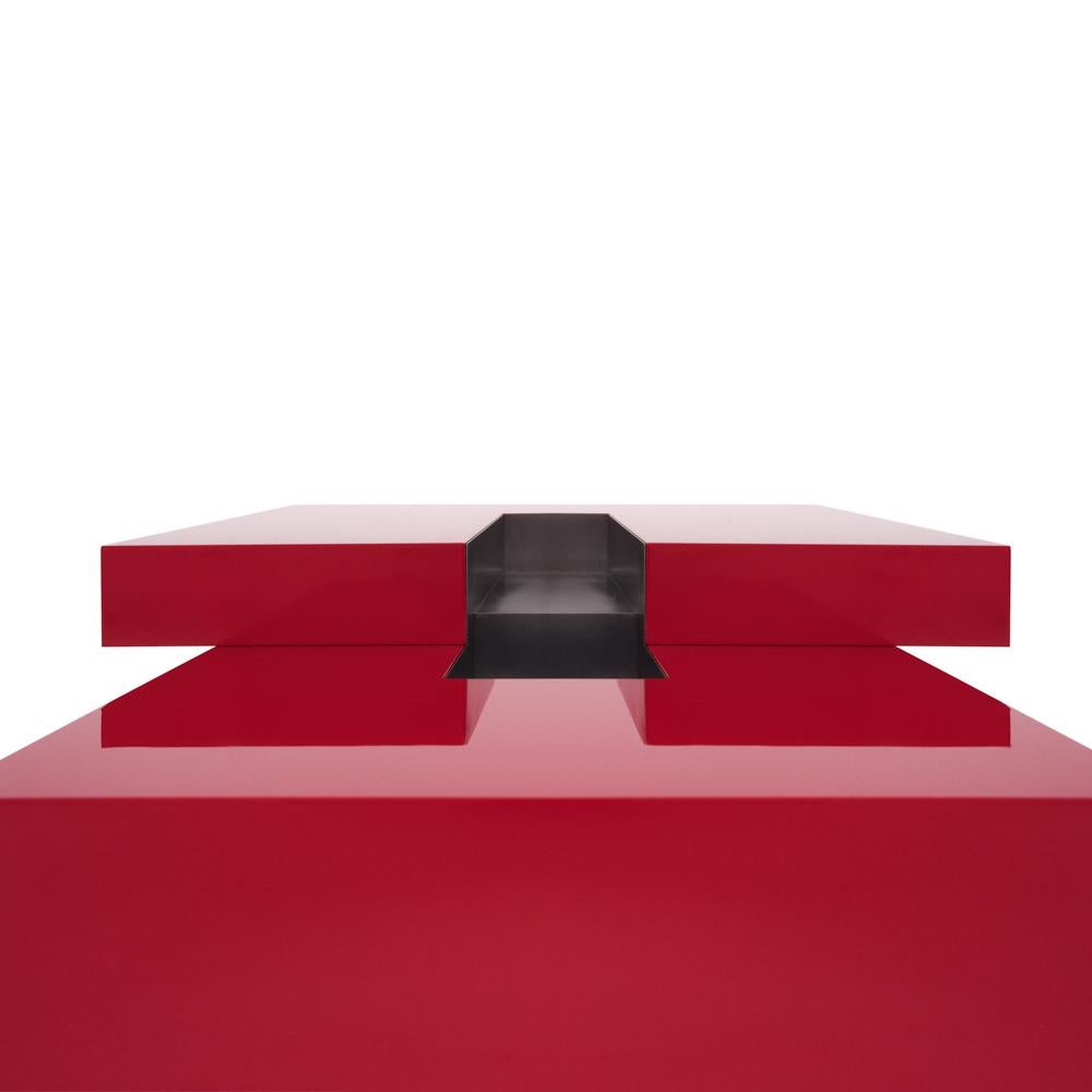 Majj Studio Red Sofa Table For Sale 3