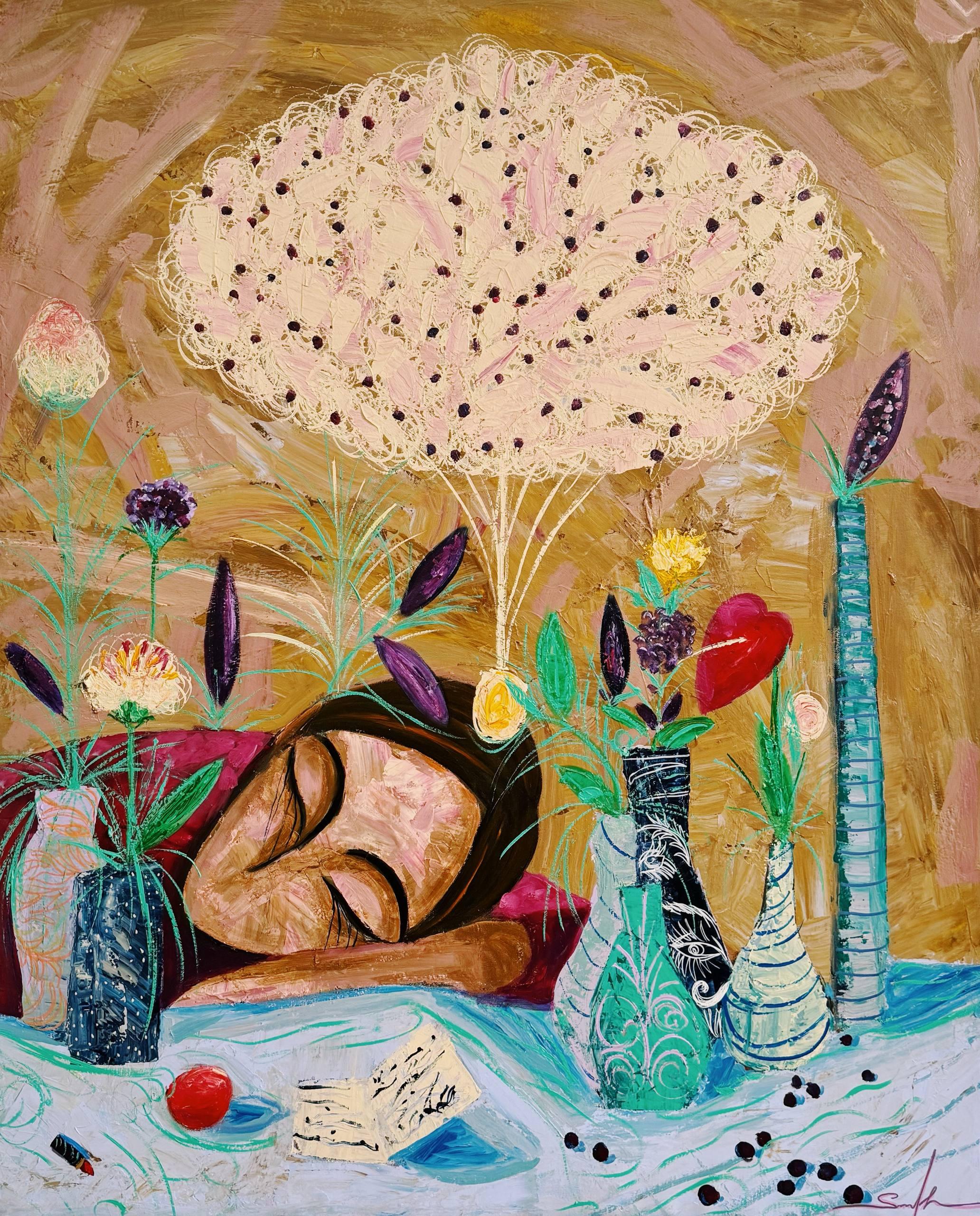 Rêve, 120x100cm, acrylique sur toile