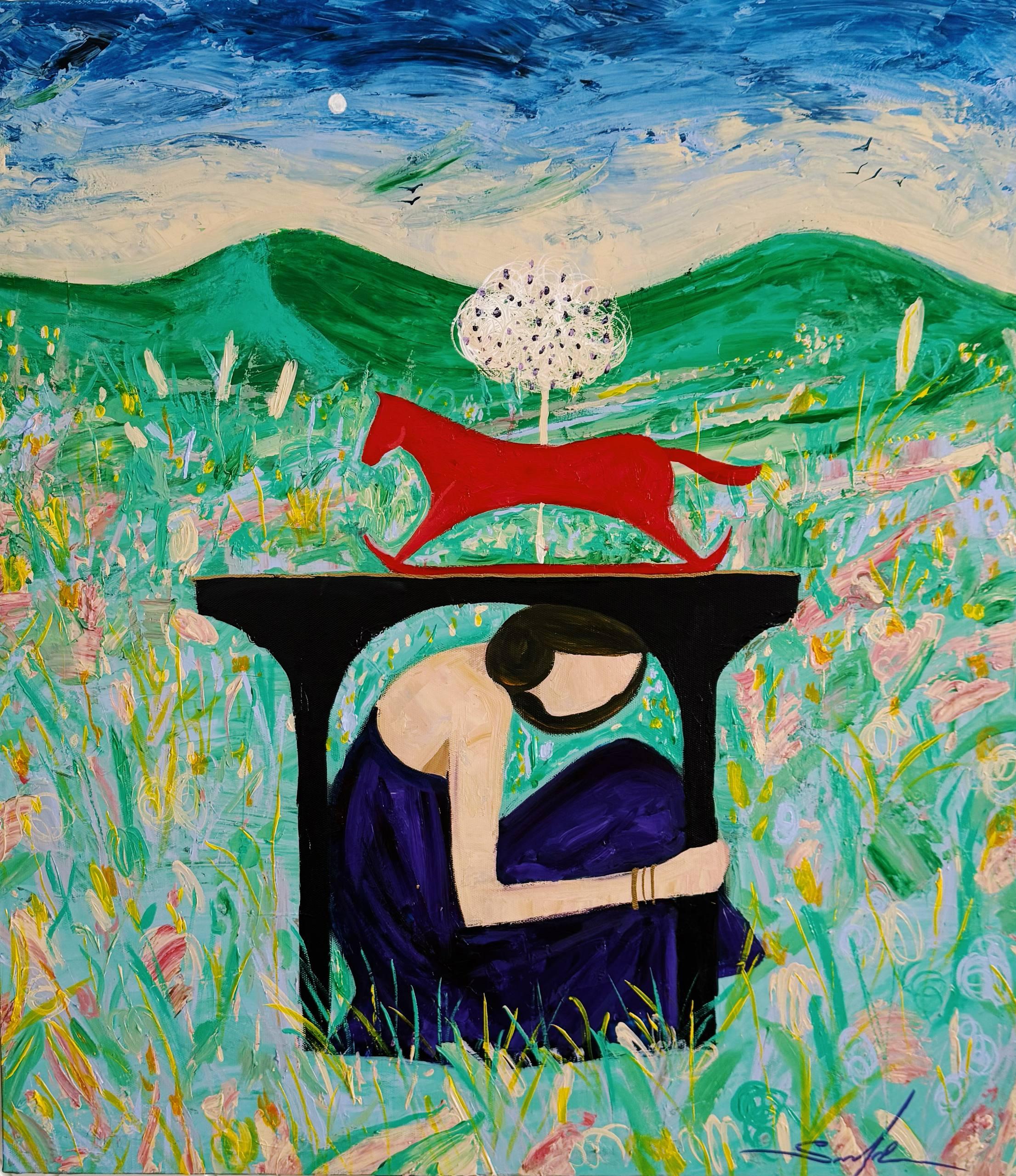Dream , 80x70cm, acrylic on canvas