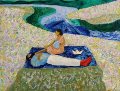 Famiglia, 140x180 cm, acrilico su tela
