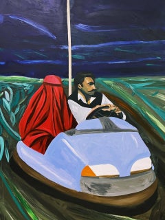 primera cita, 150x110cm, acrílico sobre lienzo